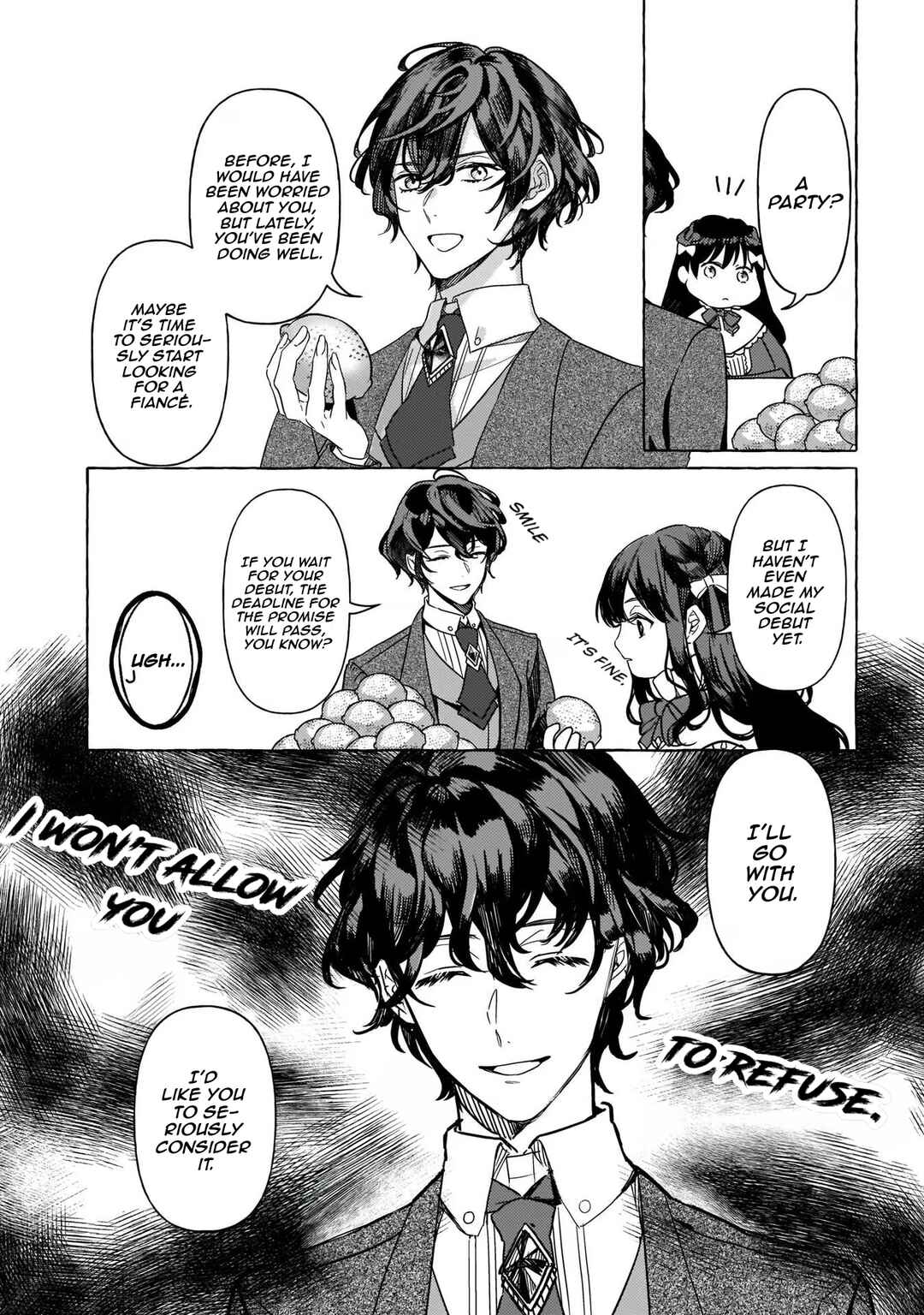 Page 11 Chapter 4 Tenseisaki ga Shoujo Manga no Shirobuta Reijou datta reBoooot!