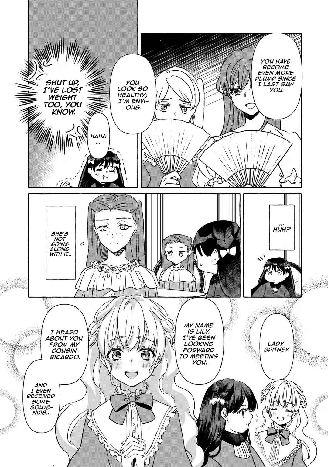 Page 3 Chapter 4 Tenseisaki ga Shoujo Manga no Shirobuta Reijou datta reBoooot!