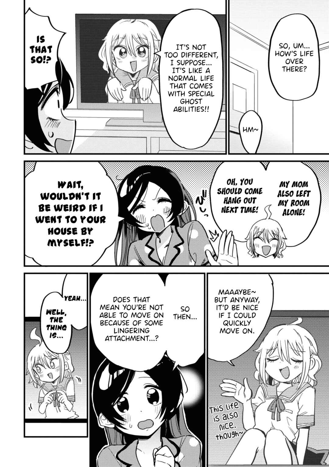 Page 4 Chapter 10 Yuurei ni Natta kara Pantsu Misete mo Barenai Yone!?