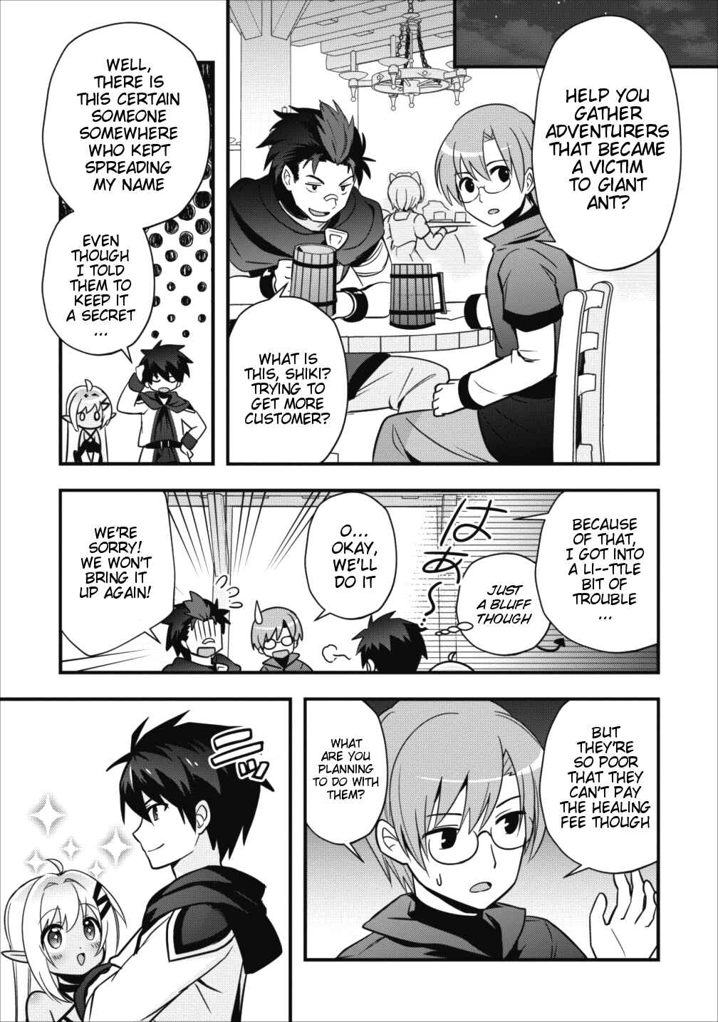 Page 13 Chapter 6.1 Isekai no Meikyuu Toshi de Chiyu Mahoutsukai Yattemasu