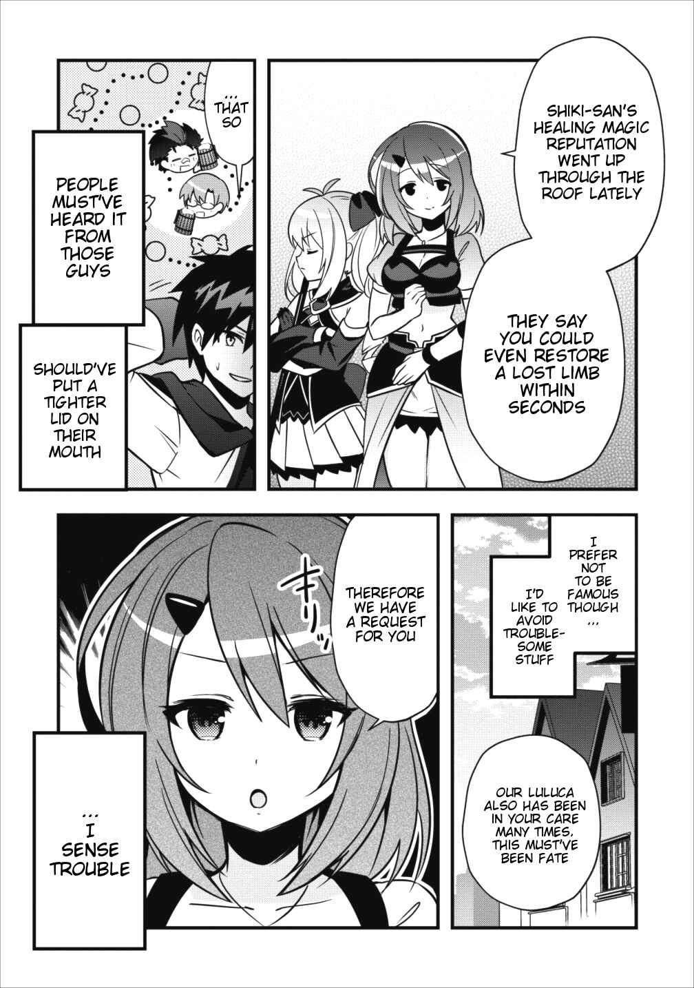 Page 9 Chapter 6.1 Isekai no Meikyuu Toshi de Chiyu Mahoutsukai Yattemasu