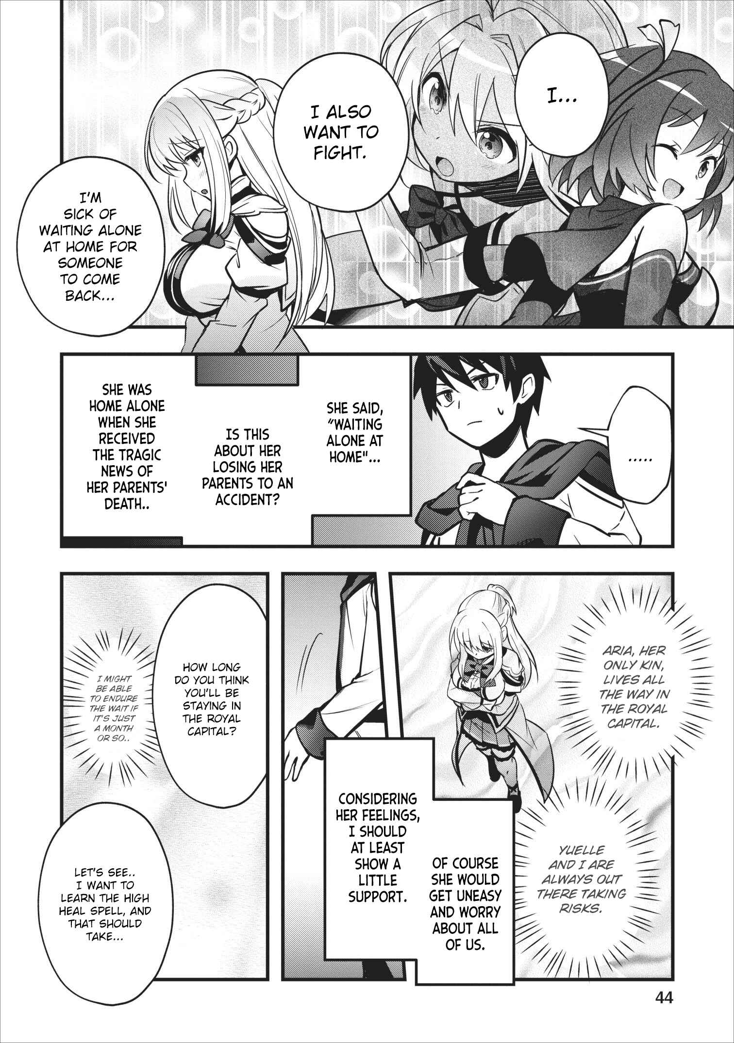 Page 14 Chapter 12 Isekai no Meikyuu Toshi de Chiyu Mahoutsukai Yattemasu