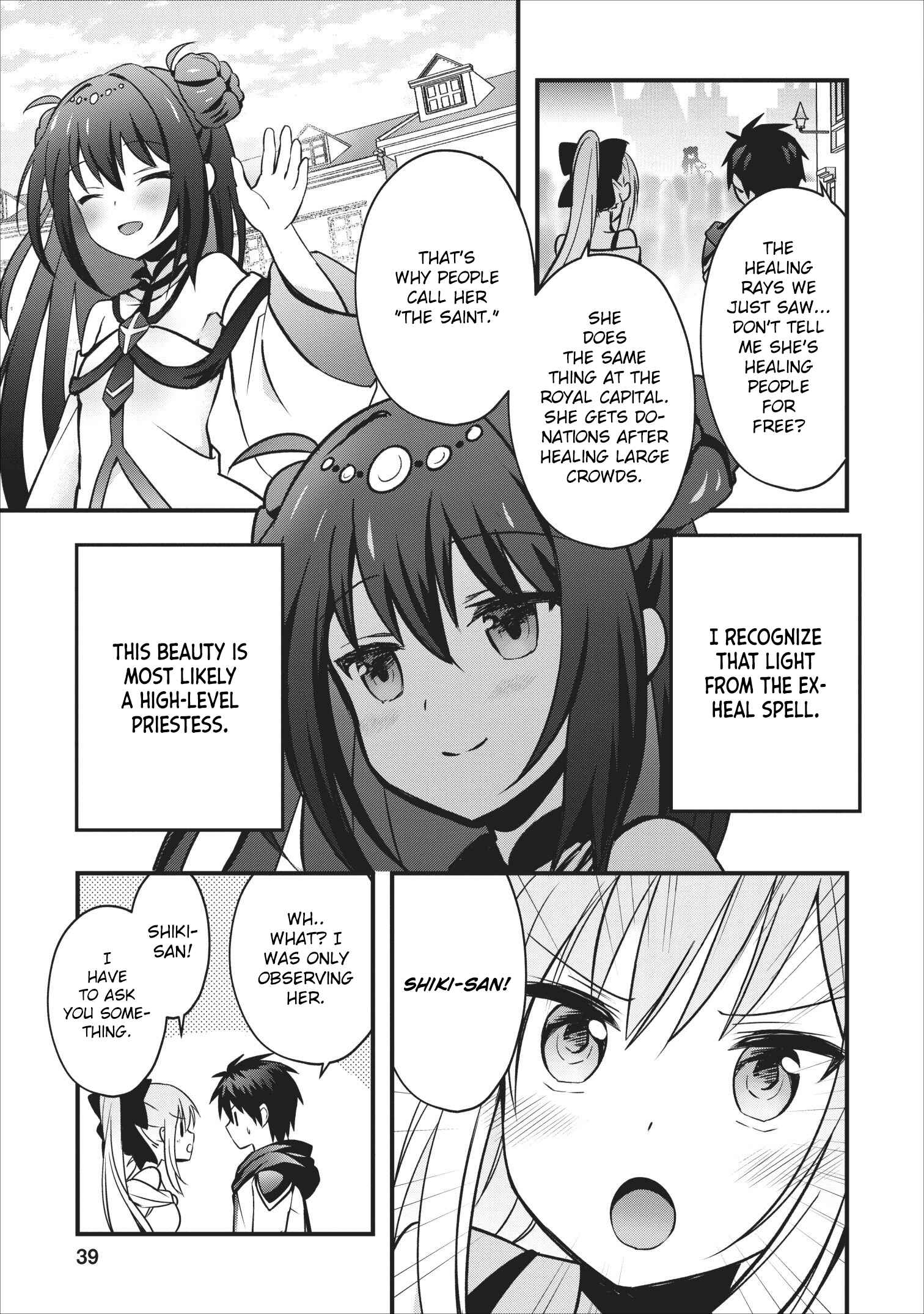 Page 9 Chapter 12 Isekai no Meikyuu Toshi de Chiyu Mahoutsukai Yattemasu