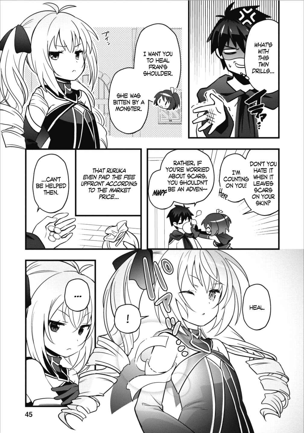 Page 12 Chapter 2 Isekai no Meikyuu Toshi de Chiyu Mahoutsukai Yattemasu