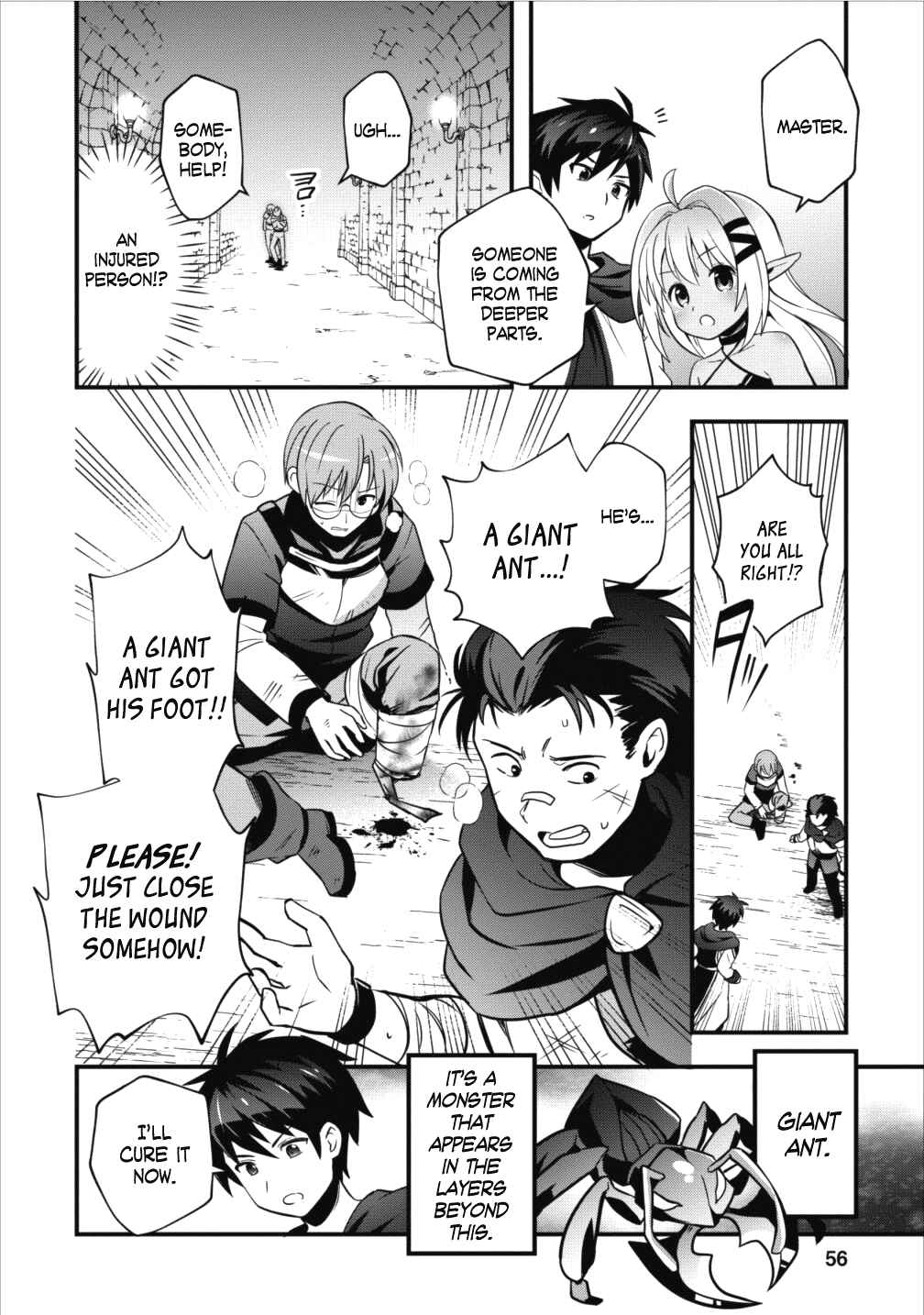 Page 23 Chapter 2 Isekai no Meikyuu Toshi de Chiyu Mahoutsukai Yattemasu