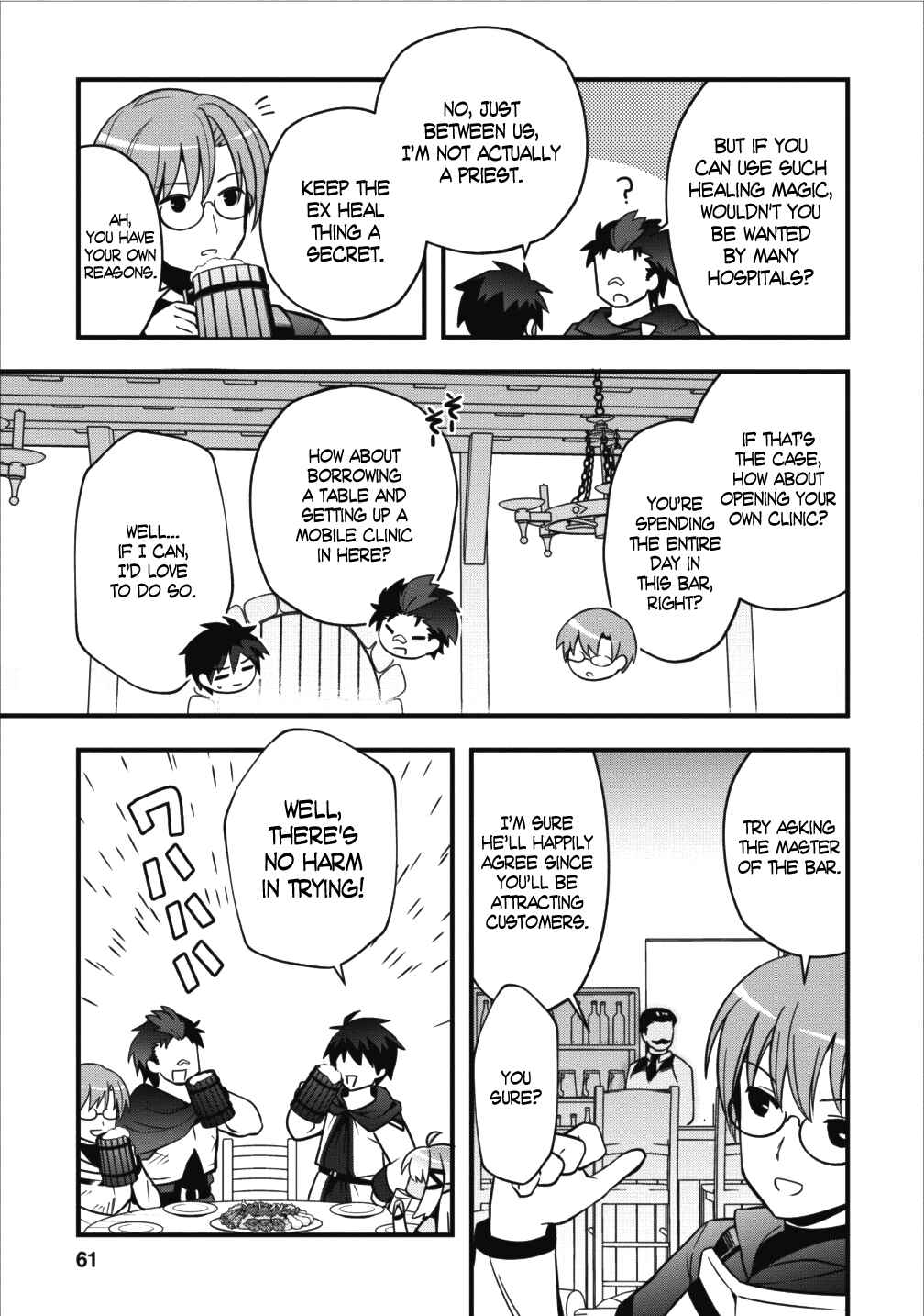 Page 28 Chapter 2 Isekai no Meikyuu Toshi de Chiyu Mahoutsukai Yattemasu