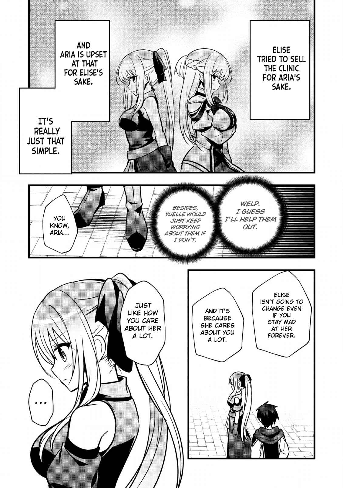 Page 34 Chapter 14 Isekai no Meikyuu Toshi de Chiyu Mahoutsukai Yattemasu
