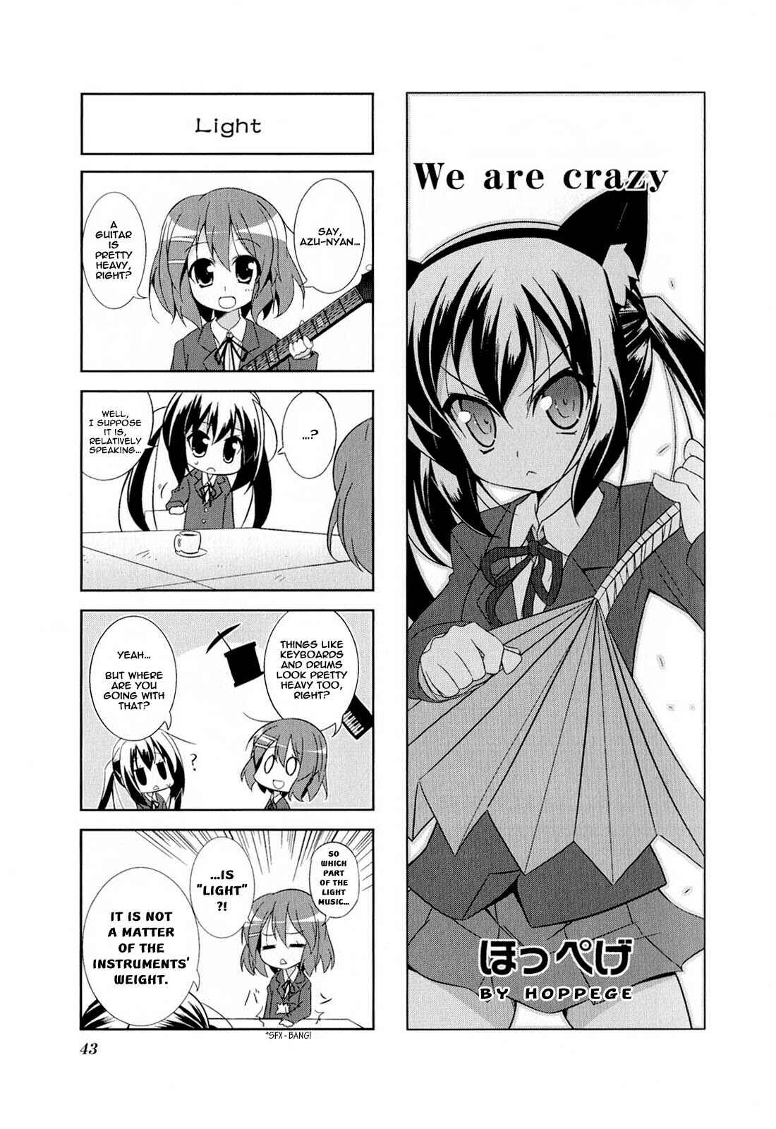 Page 1 Chapter 6 K-ON! Anthology Comic
