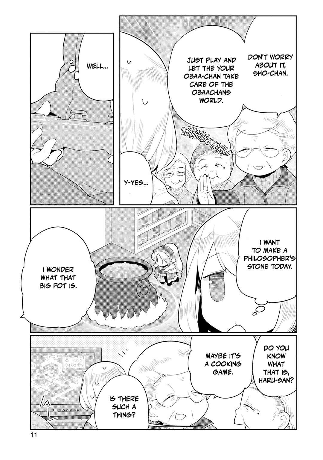 Page 12 Chapter 7 Game with My Grandma!