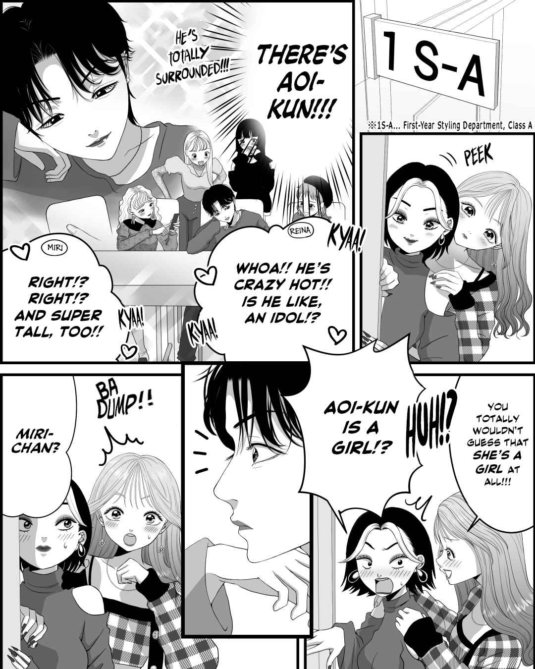 Page 2 Chapter 3 Aoi-kun ♀ Is So Handsome That It Hurts