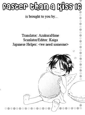 Page 1 Chapter 16 Faster Than a Kiss