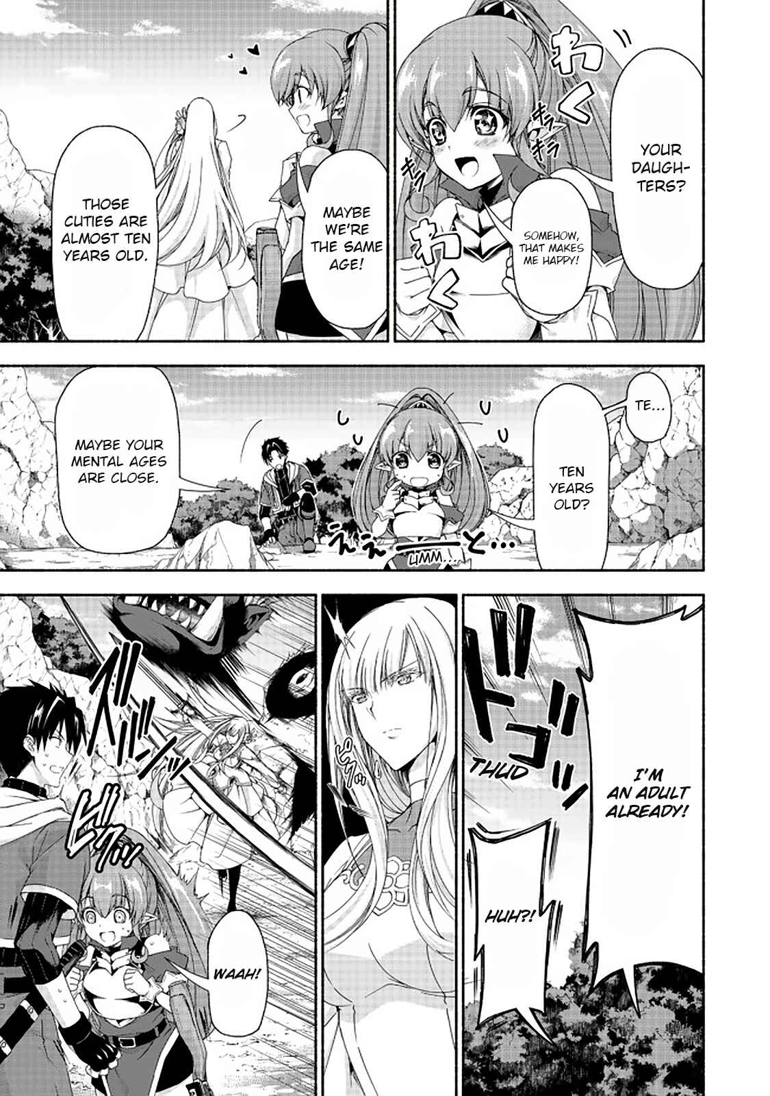 Page 7 Chapter 10.1 Moto Kizoku Reijou de Mikon no Haha Desuga, Musumetachi ga Kawaii Sugite Boukenshagyo mo Ku ni Narimasen