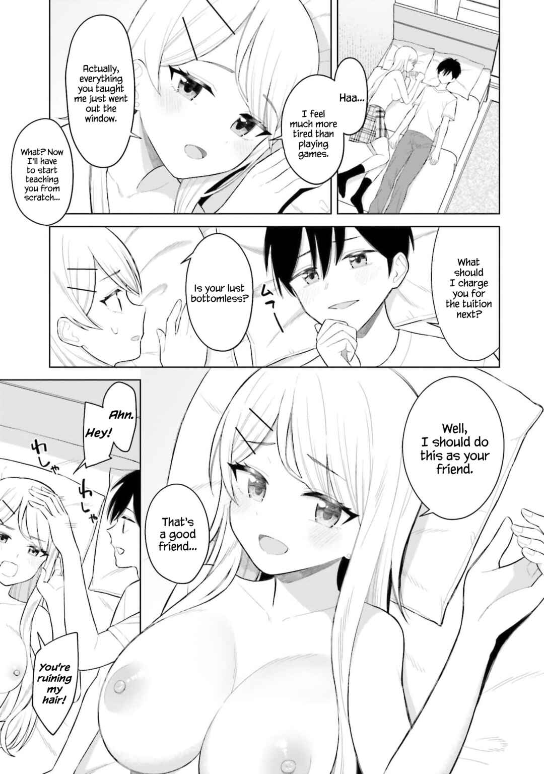 Page 12 Chapter 4 Onna Tomodachi wa Tanomeba Igaito Yarasete Kureru