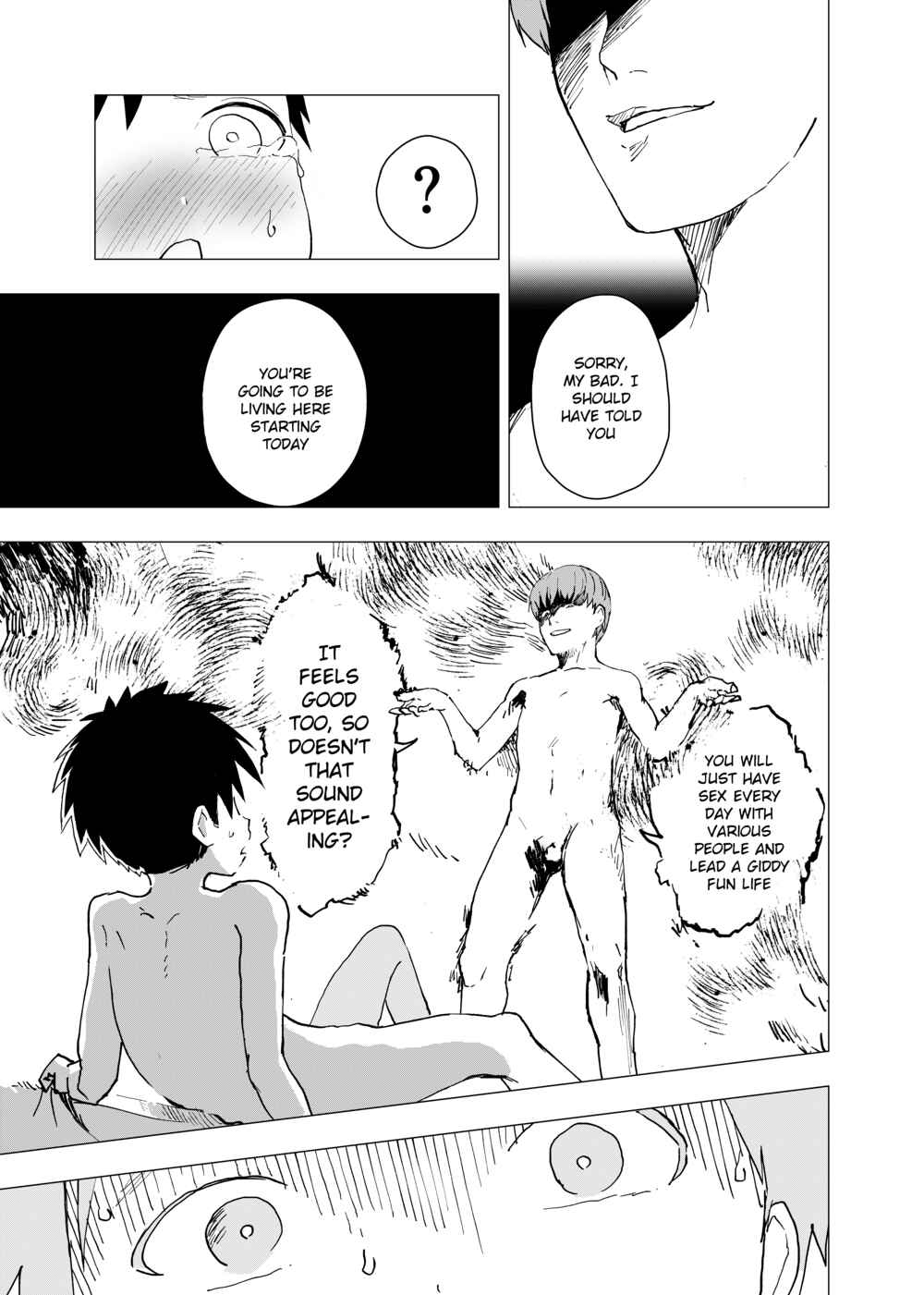 Page 10 Chapter 6 Ibasho ga Nainode Kami-machi Shite Mita Suterareta Shounen no Eromanga