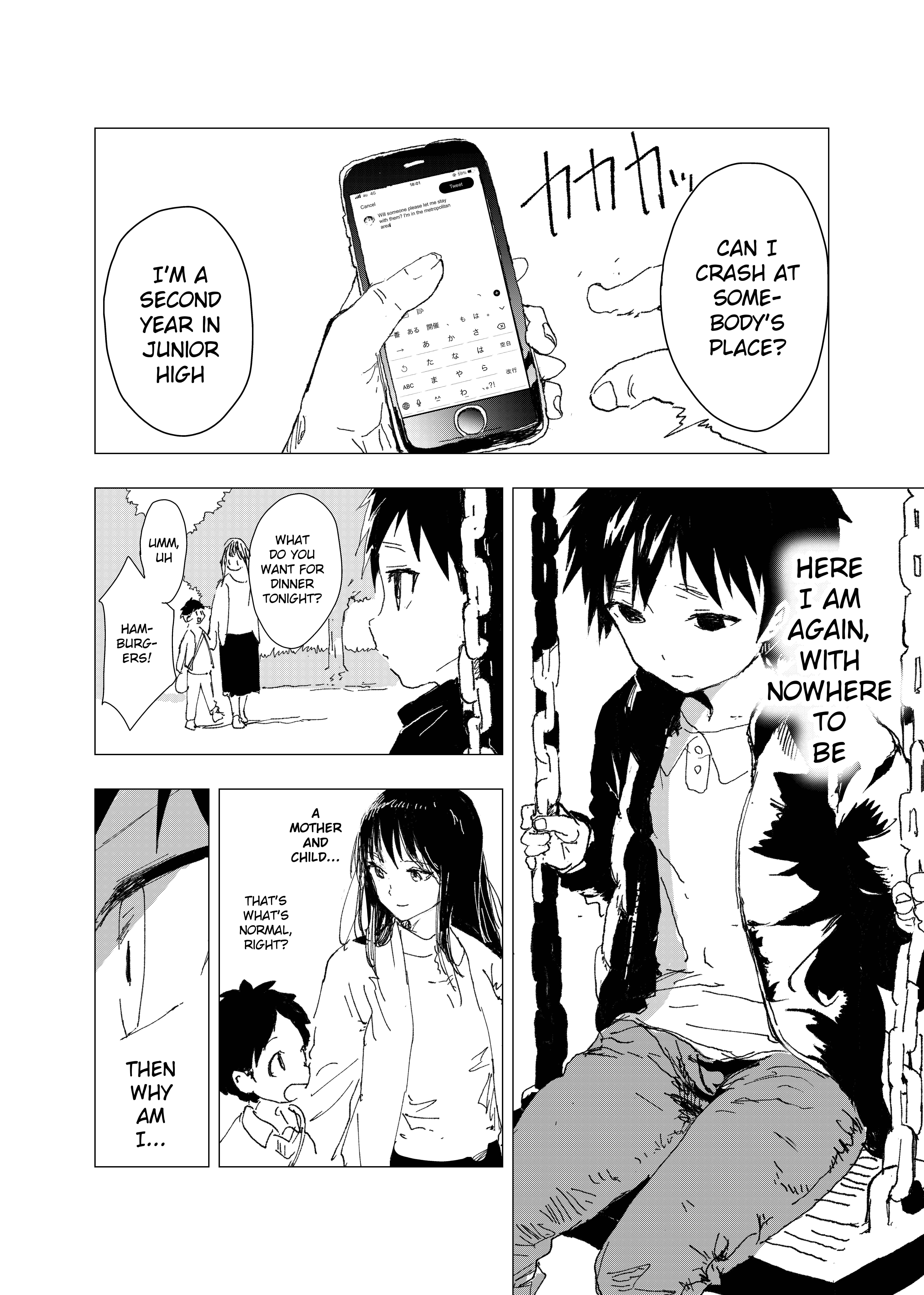 Page 4 Chapter 1 Ibasho ga Nainode Kami-machi Shite Mita Suterareta Shounen no Eromanga
