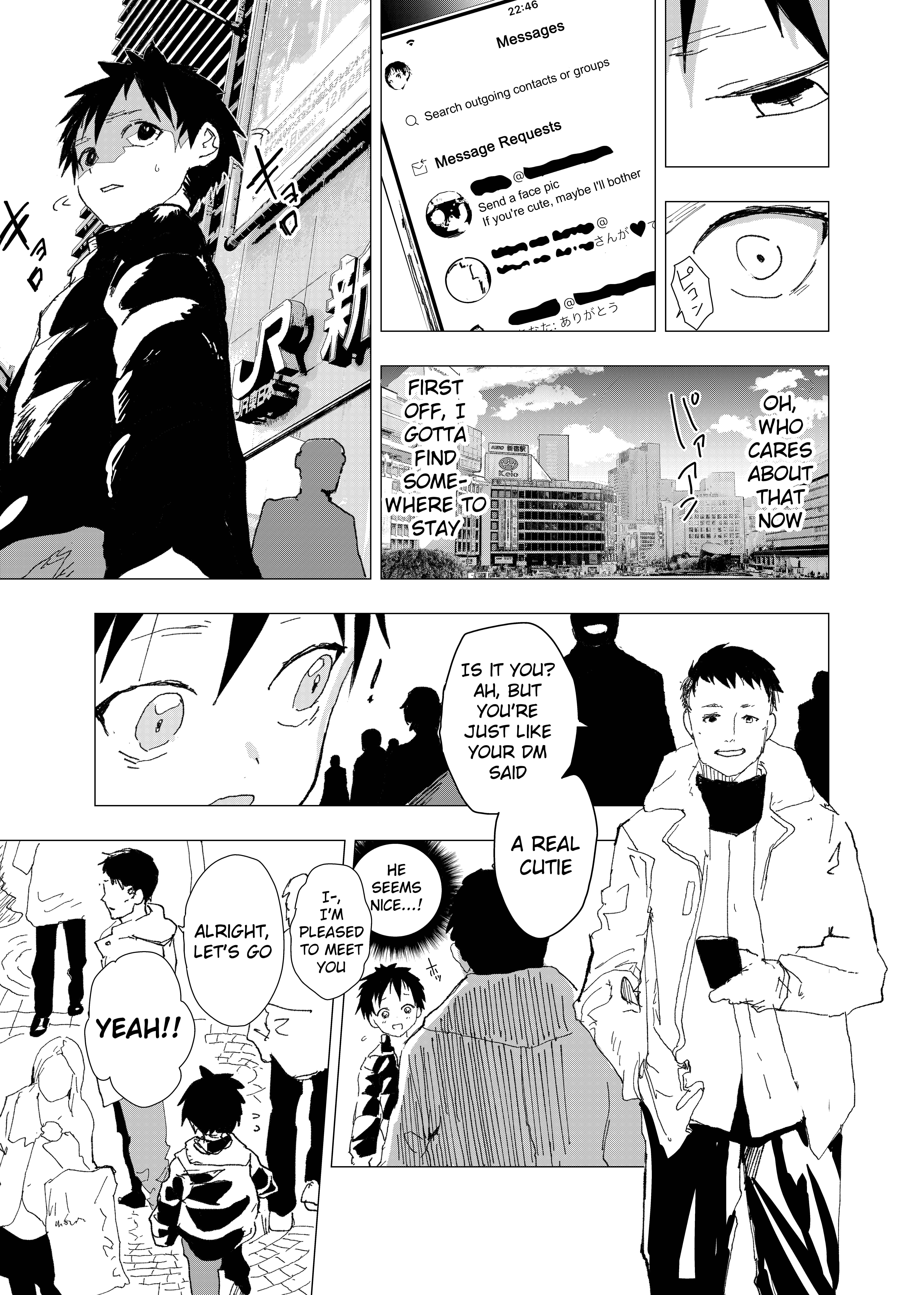 Page 5 Chapter 1 Ibasho ga Nainode Kami-machi Shite Mita Suterareta Shounen no Eromanga