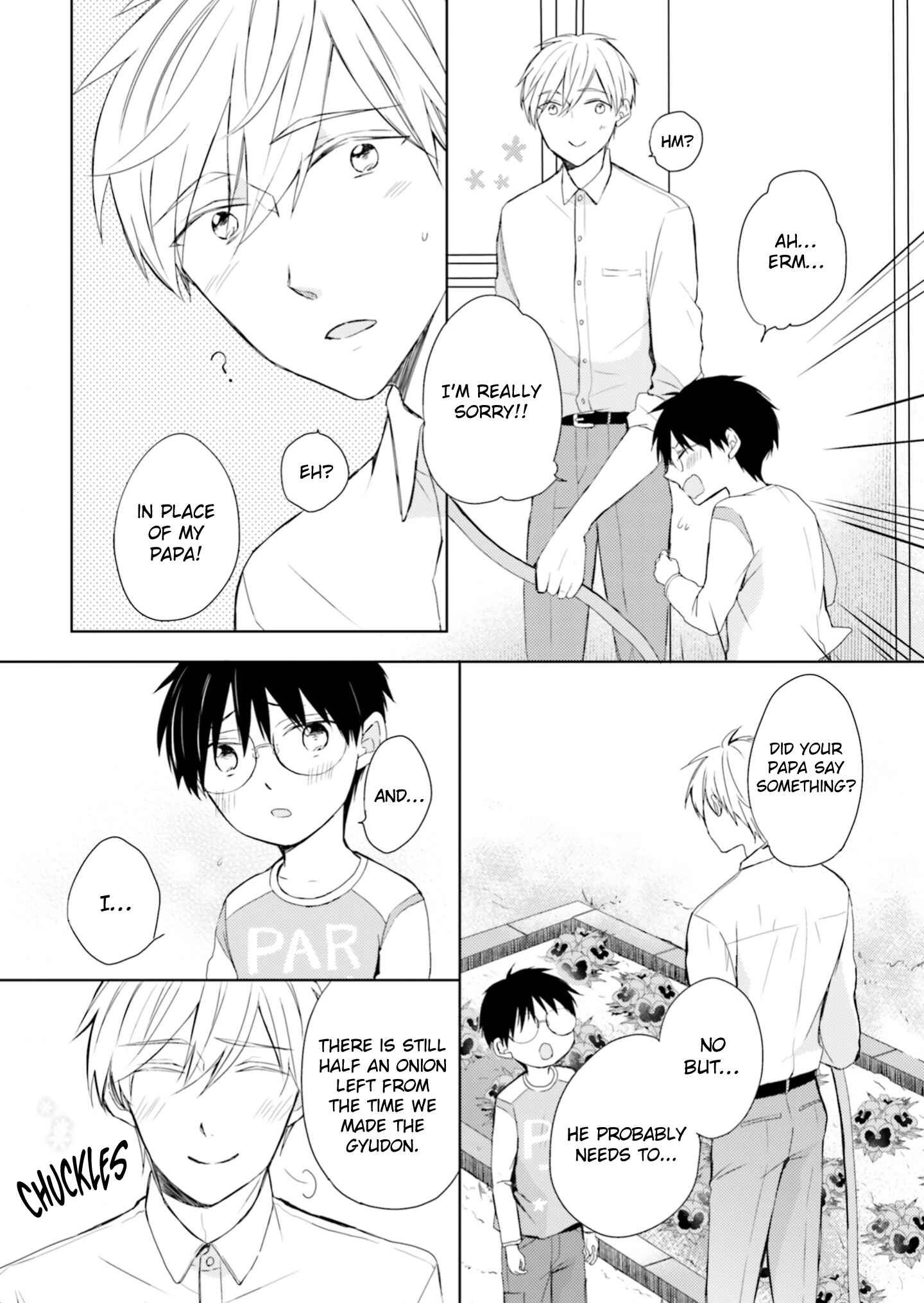 Page 17 Chapter 4 Motoyan Papa to Hitsuji-sensei Yotsuba