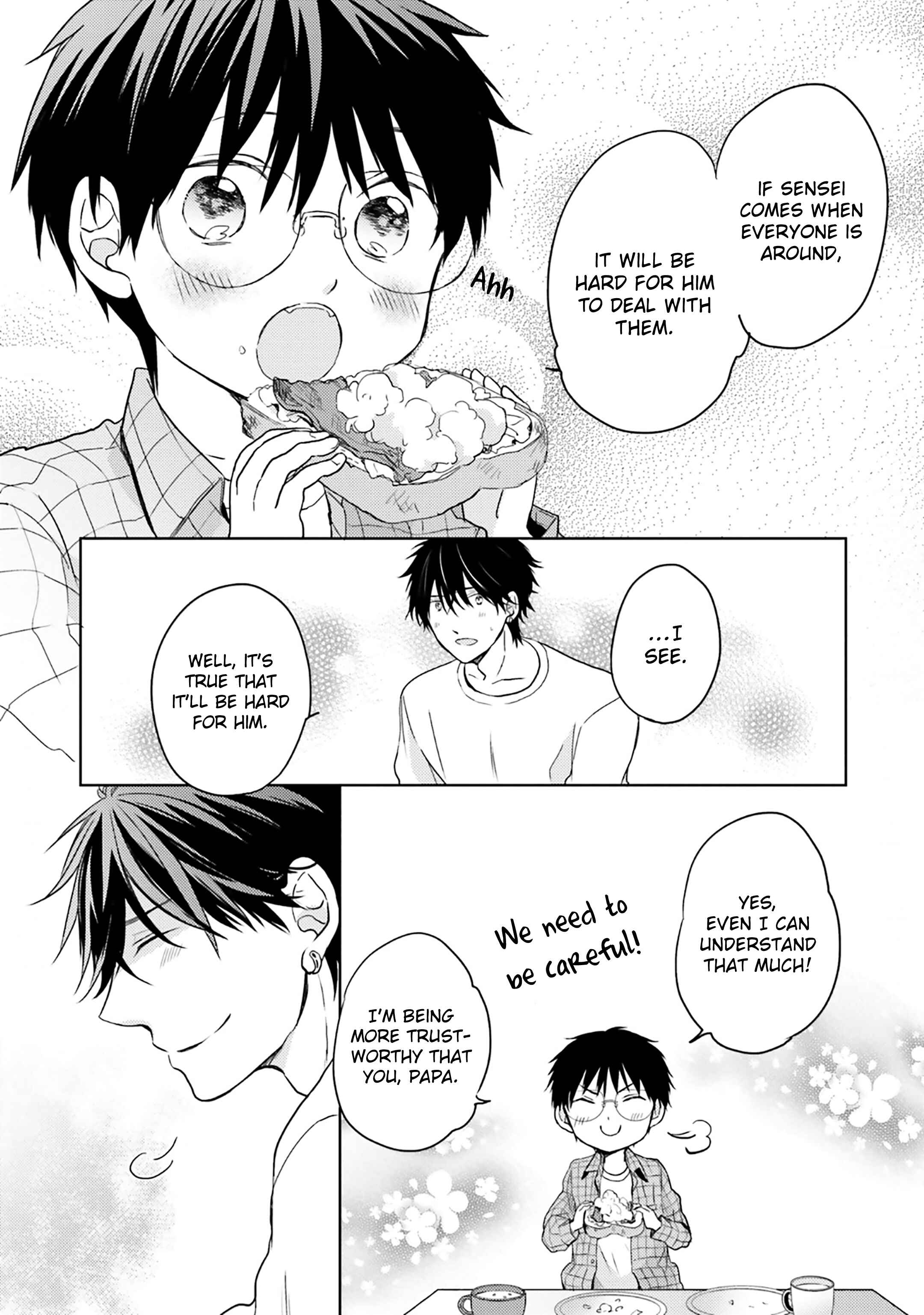 Page 8 Chapter 13 Motoyan Papa to Hitsuji-sensei Yotsuba