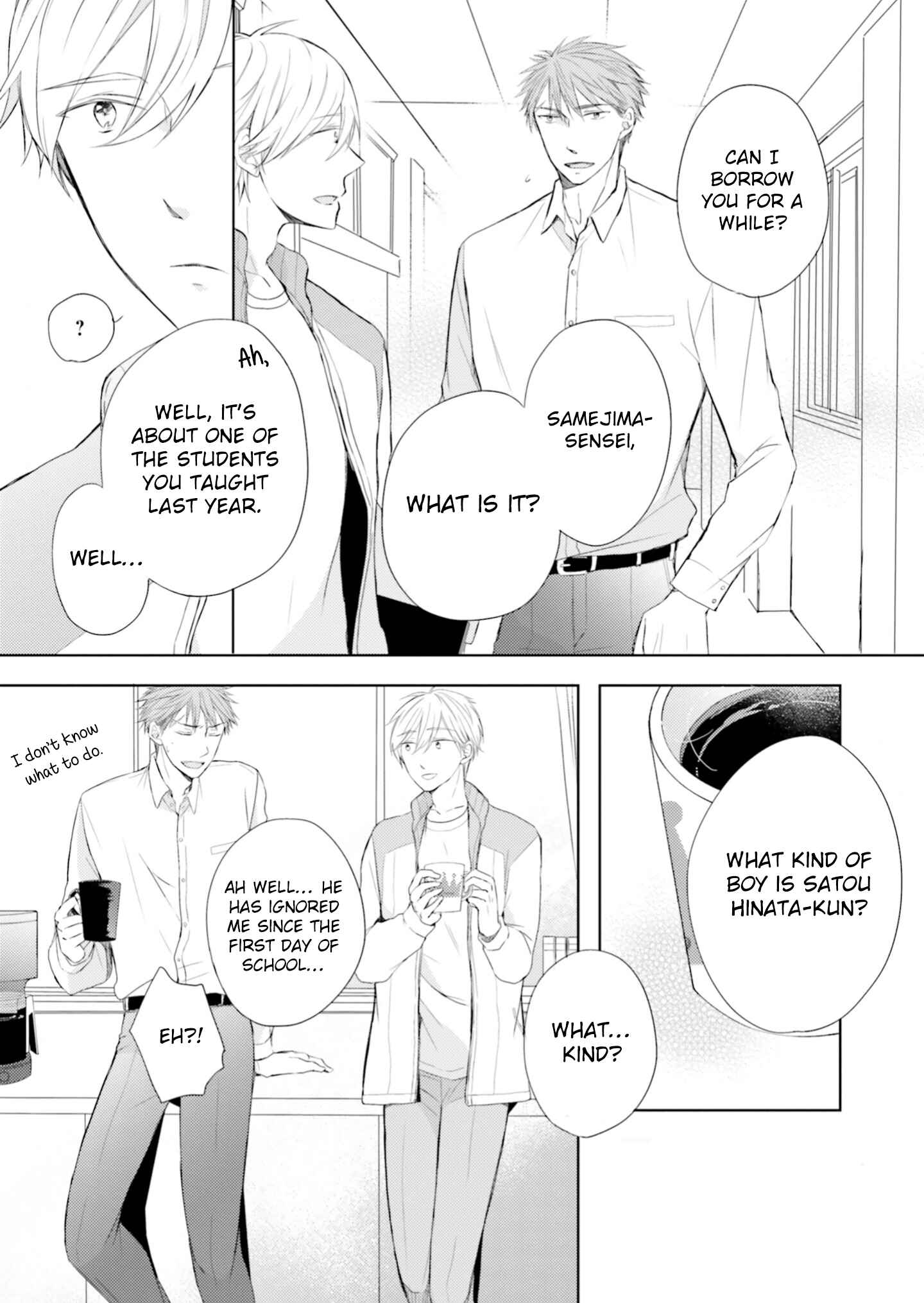 Page 19 Chapter 1 Motoyan Papa to Hitsuji-sensei Yotsuba