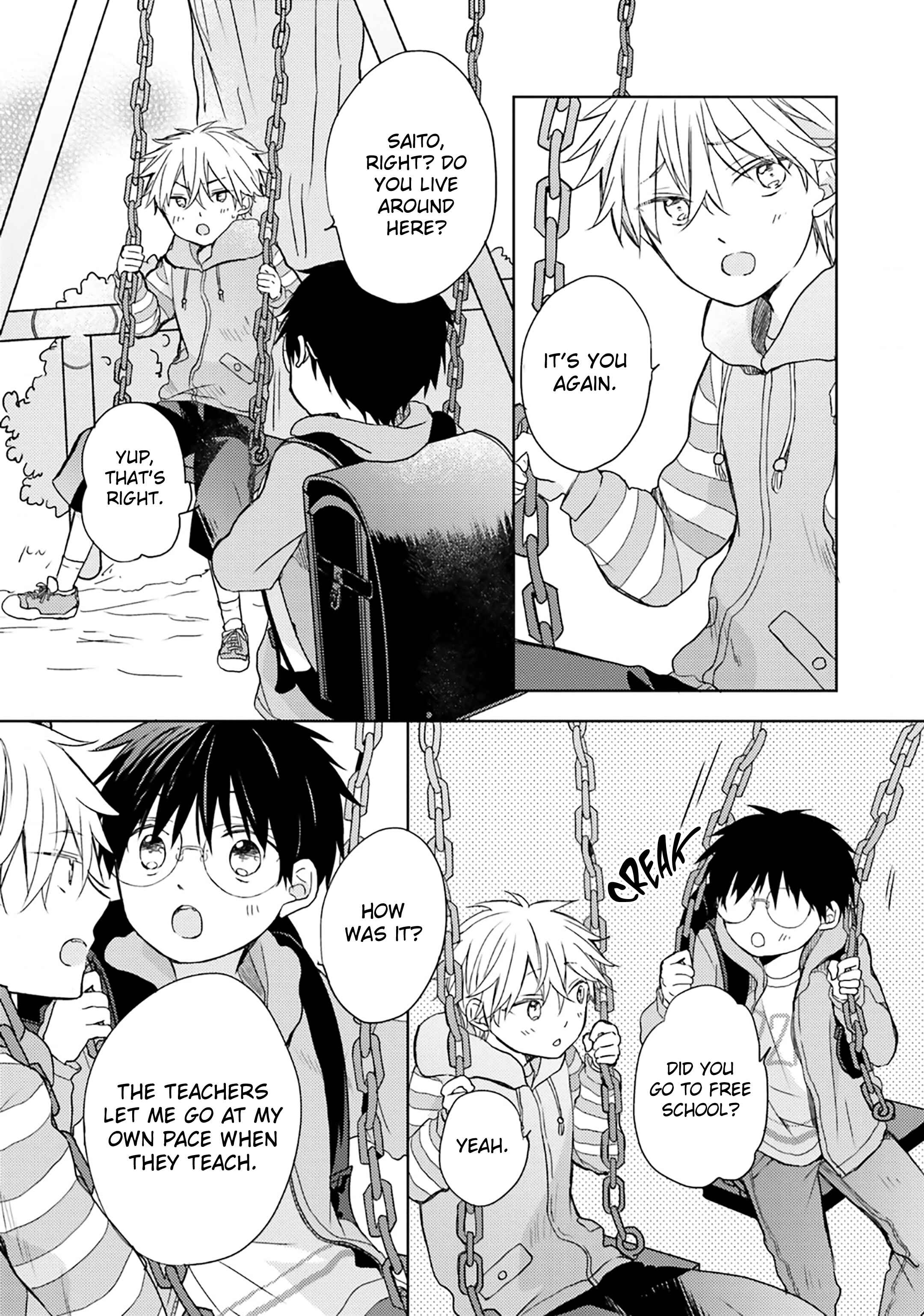 Page 15 Chapter 11 Motoyan Papa to Hitsuji-sensei Yotsuba