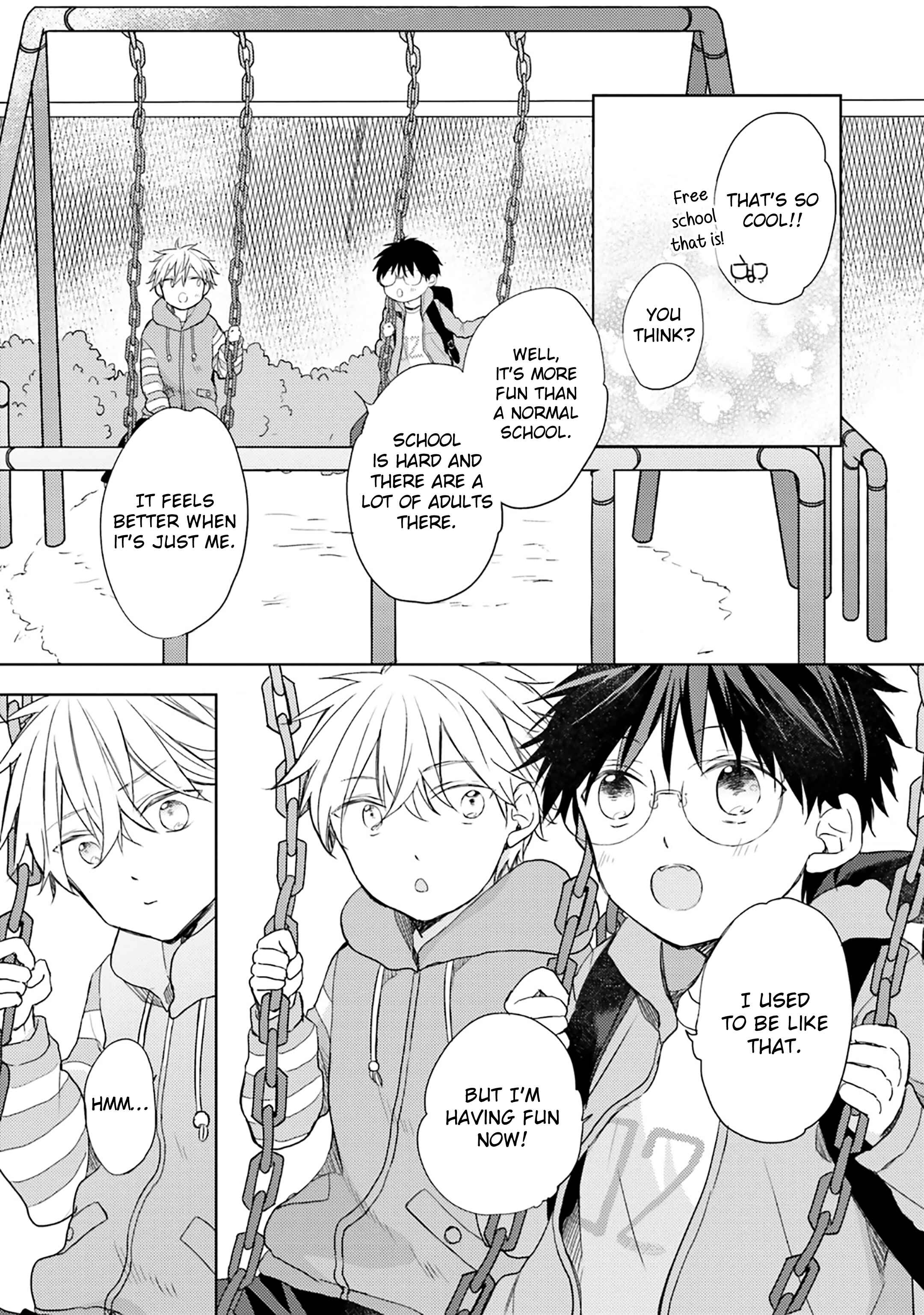Page 16 Chapter 11 Motoyan Papa to Hitsuji-sensei Yotsuba