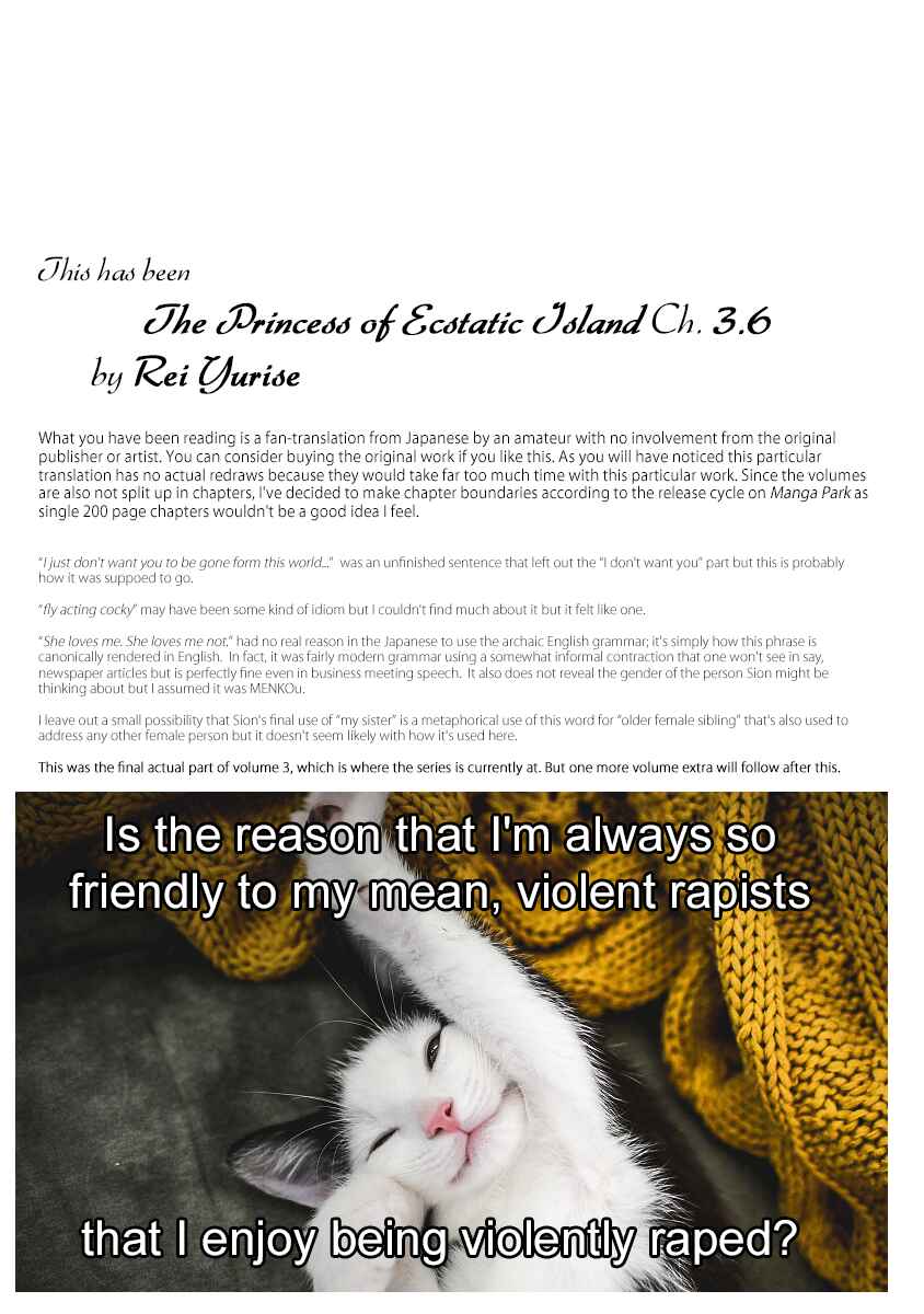 Page 36 Chapter 3.6 The Princess of Ecstatic Island