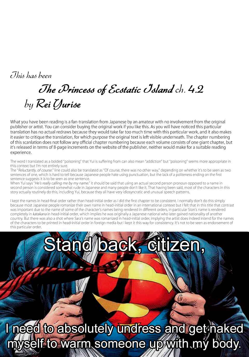 Page 31 Chapter 4.2 The Princess of Ecstatic Island