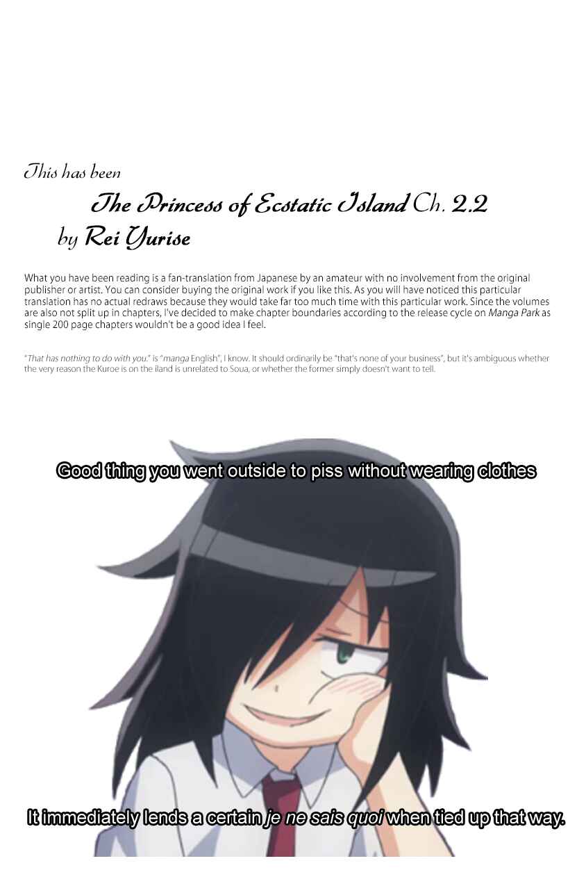 Page 27 Chapter 2.2 The Princess of Ecstatic Island