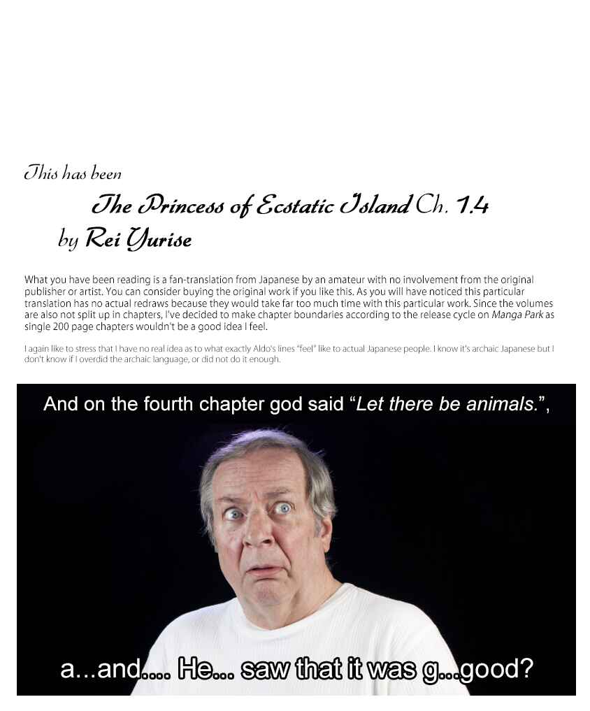 Page 30 Chapter 1.4 The Princess of Ecstatic Island