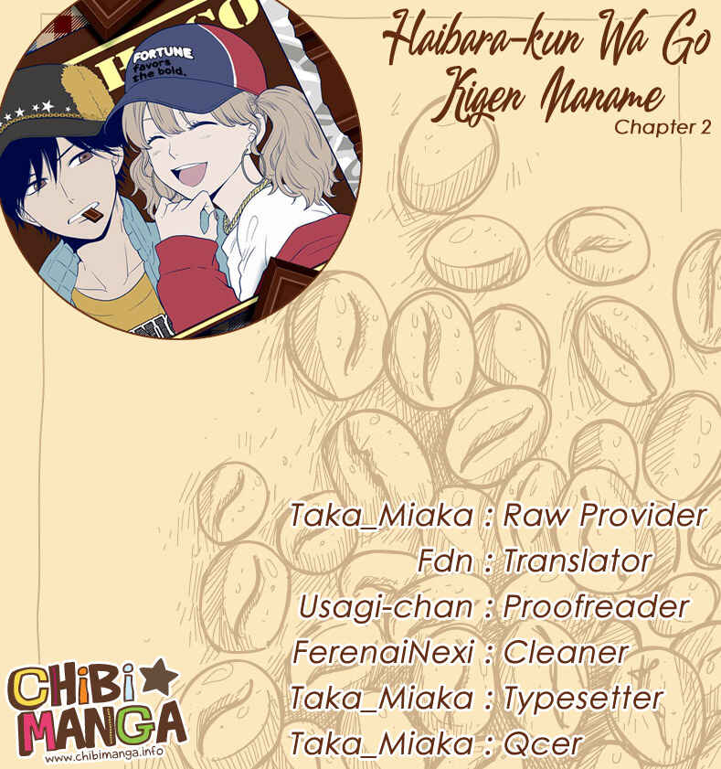 Page 1 Chapter 2 Haibara-kun wa Gokigen Naname