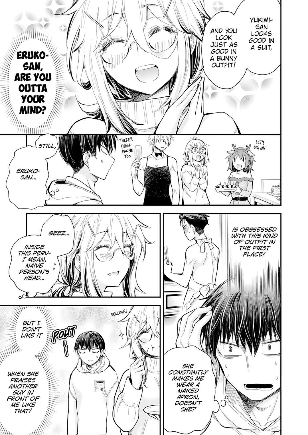 Page 15 Chapter 36 Shingeki no Eroko-san: Hen na Oneesan wa Danshi Kousei to Nakayoku Naritai