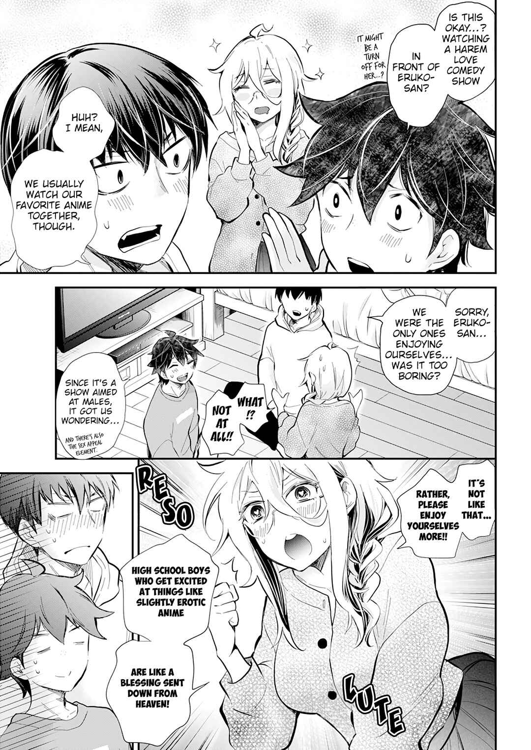Page 4 Chapter 40 Shingeki no Eroko-san: Hen na Oneesan wa Danshi Kousei to Nakayoku Naritai