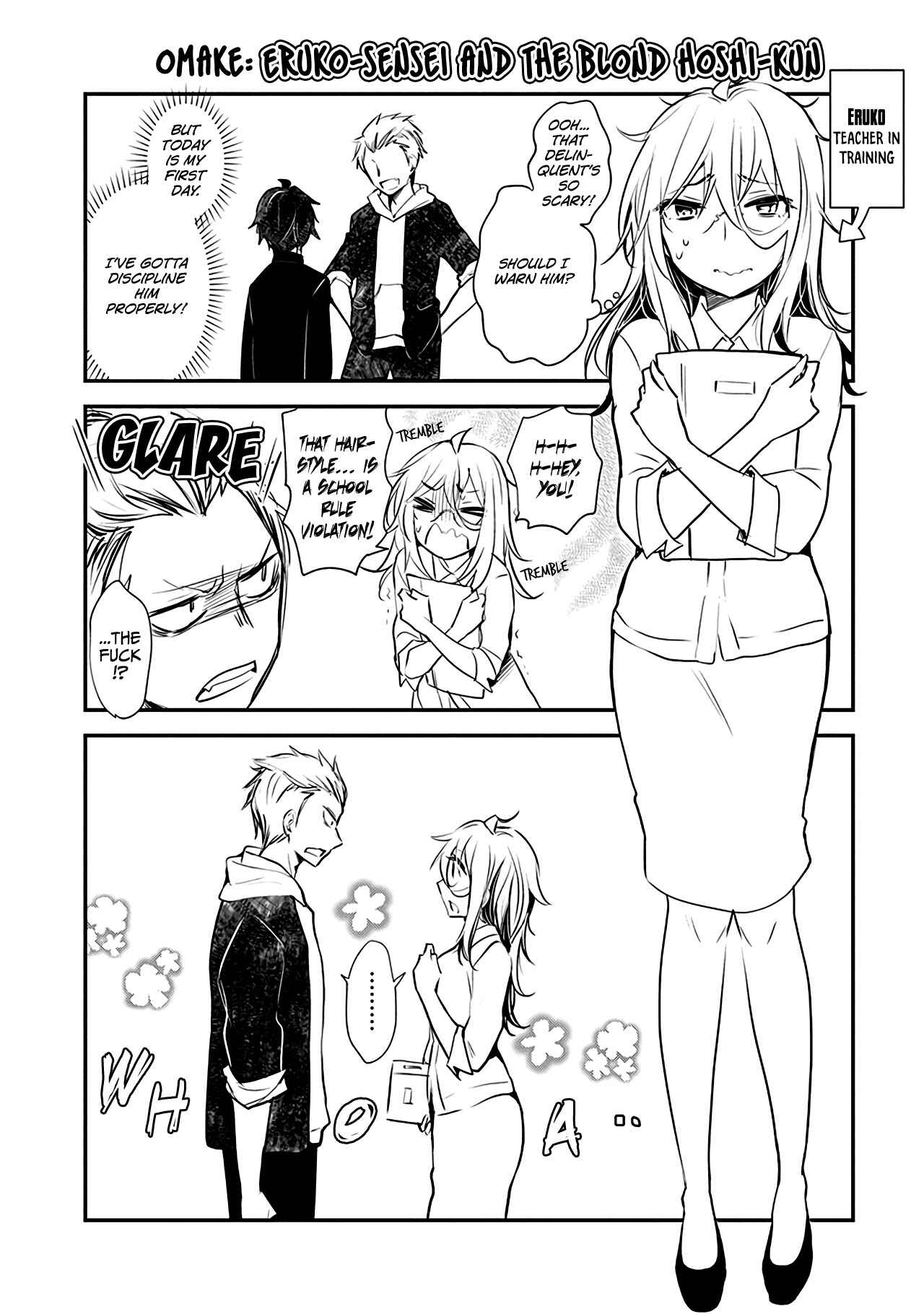 Page 9 Chapter 28.5 Shingeki no Eroko-san: Hen na Oneesan wa Danshi Kousei to Nakayoku Naritai