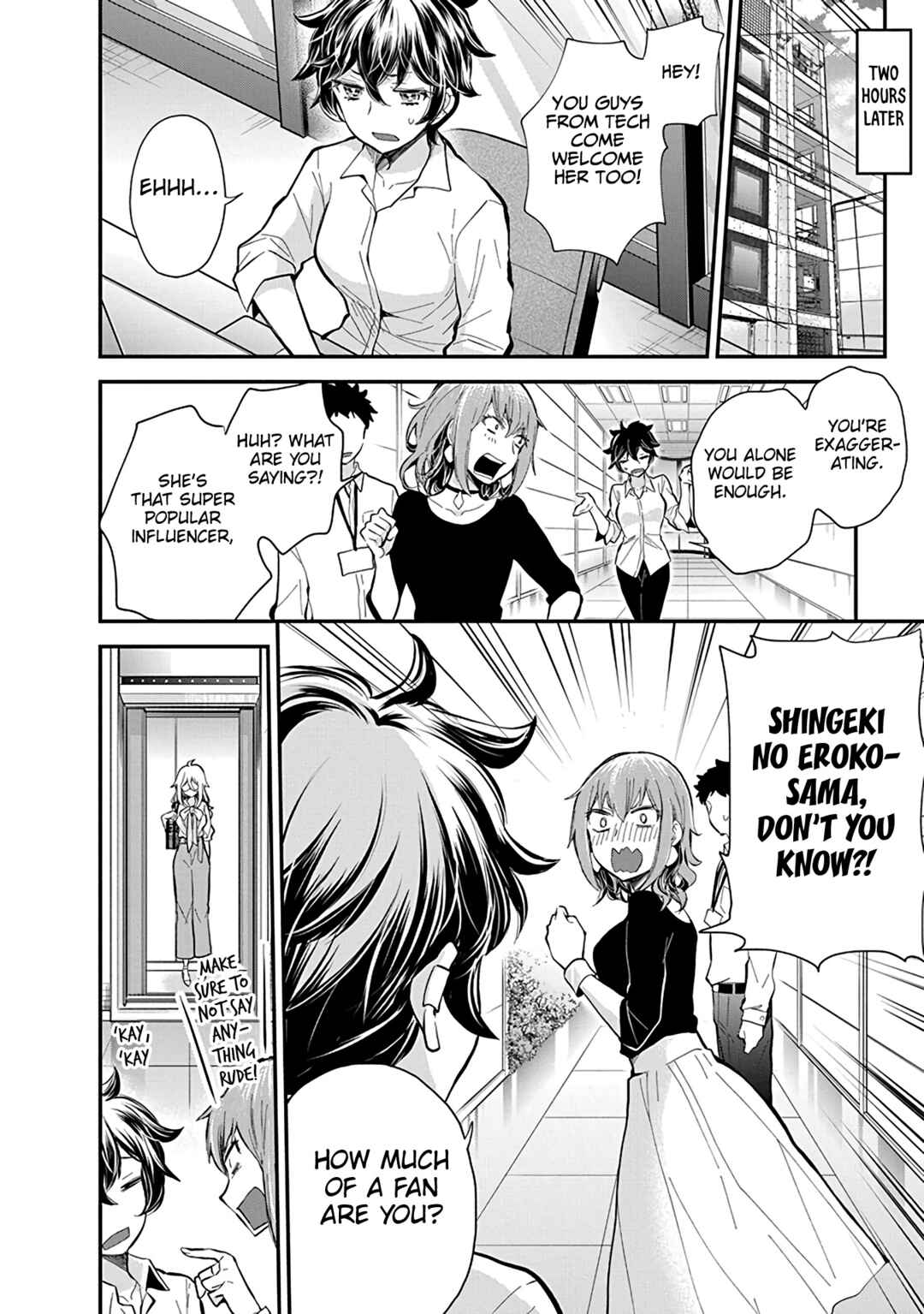 Page 9 Chapter 47 Shingeki no Eroko-san: Hen na Oneesan wa Danshi Kousei to Nakayoku Naritai