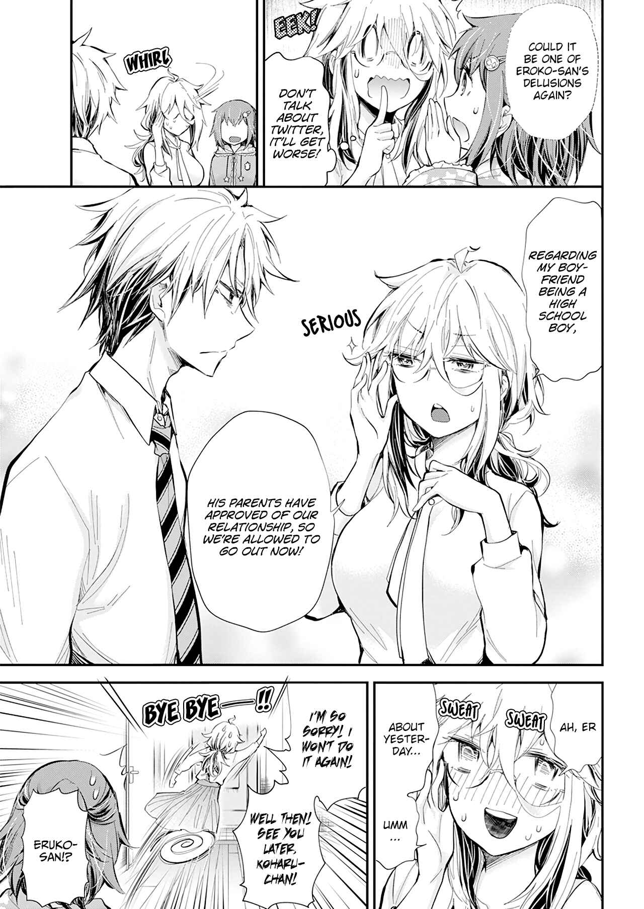 Page 18 Chapter 27 Shingeki no Eroko-san: Hen na Oneesan wa Danshi Kousei to Nakayoku Naritai
