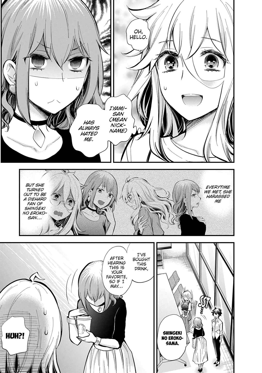 Page 10 Chapter 57 Shingeki no Eroko-san: Hen na Oneesan wa Danshi Kousei to Nakayoku Naritai