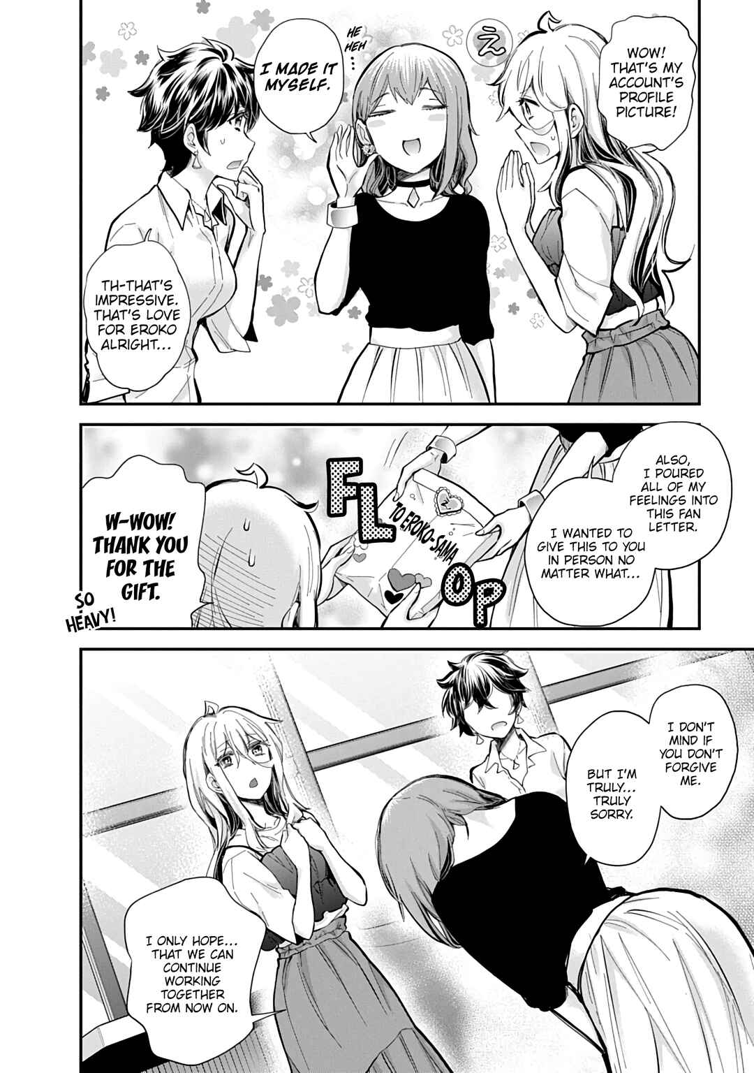 Page 13 Chapter 57 Shingeki no Eroko-san: Hen na Oneesan wa Danshi Kousei to Nakayoku Naritai