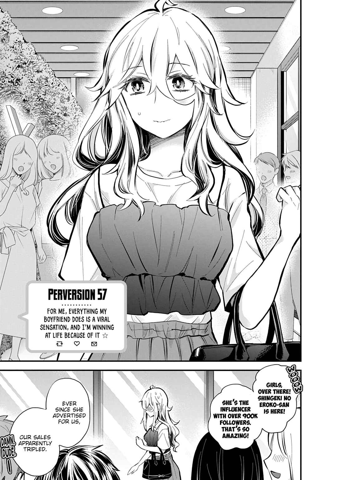 Page 6 Chapter 57 Shingeki no Eroko-san: Hen na Oneesan wa Danshi Kousei to Nakayoku Naritai