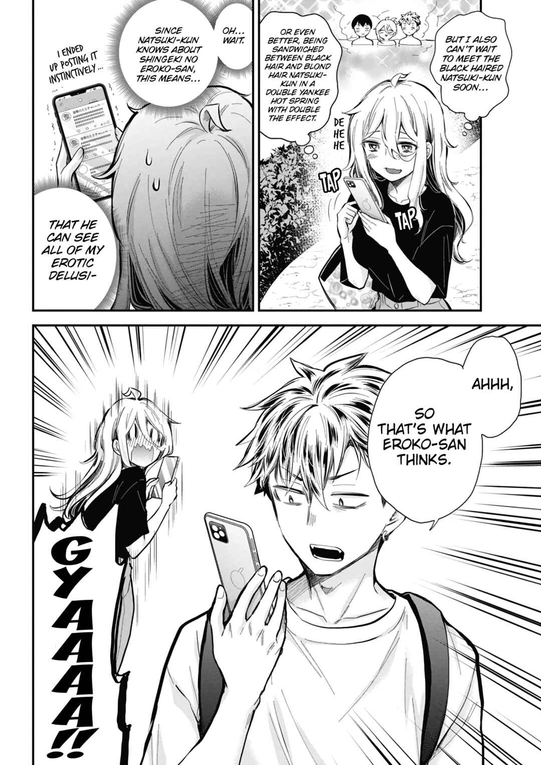 Page 13 Chapter 54 Shingeki no Eroko-san: Hen na Oneesan wa Danshi Kousei to Nakayoku Naritai