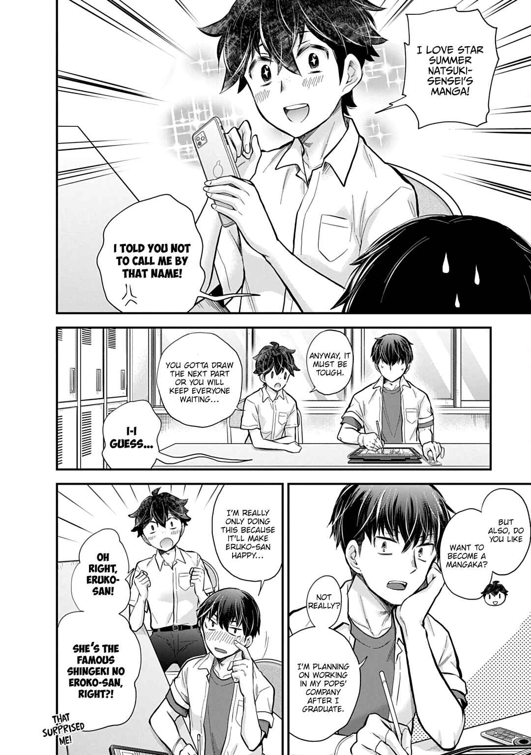 Page 17 Chapter 58 Shingeki no Eroko-san: Hen na Oneesan wa Danshi Kousei to Nakayoku Naritai