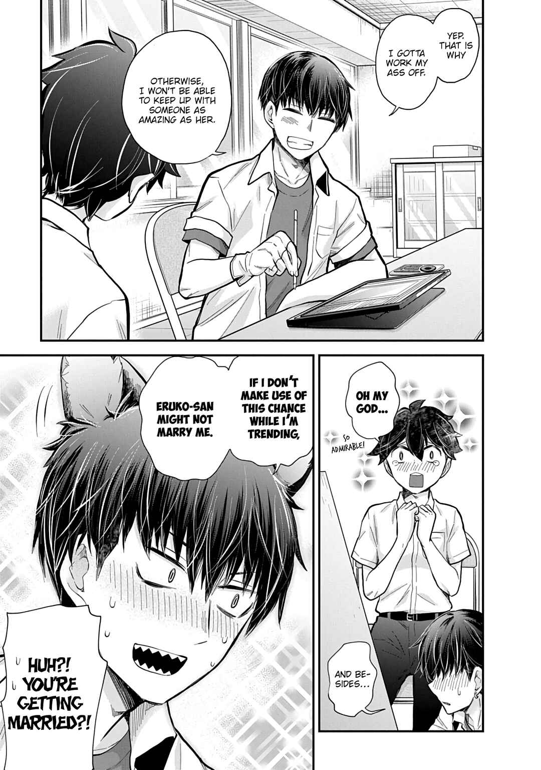 Page 18 Chapter 58 Shingeki no Eroko-san: Hen na Oneesan wa Danshi Kousei to Nakayoku Naritai