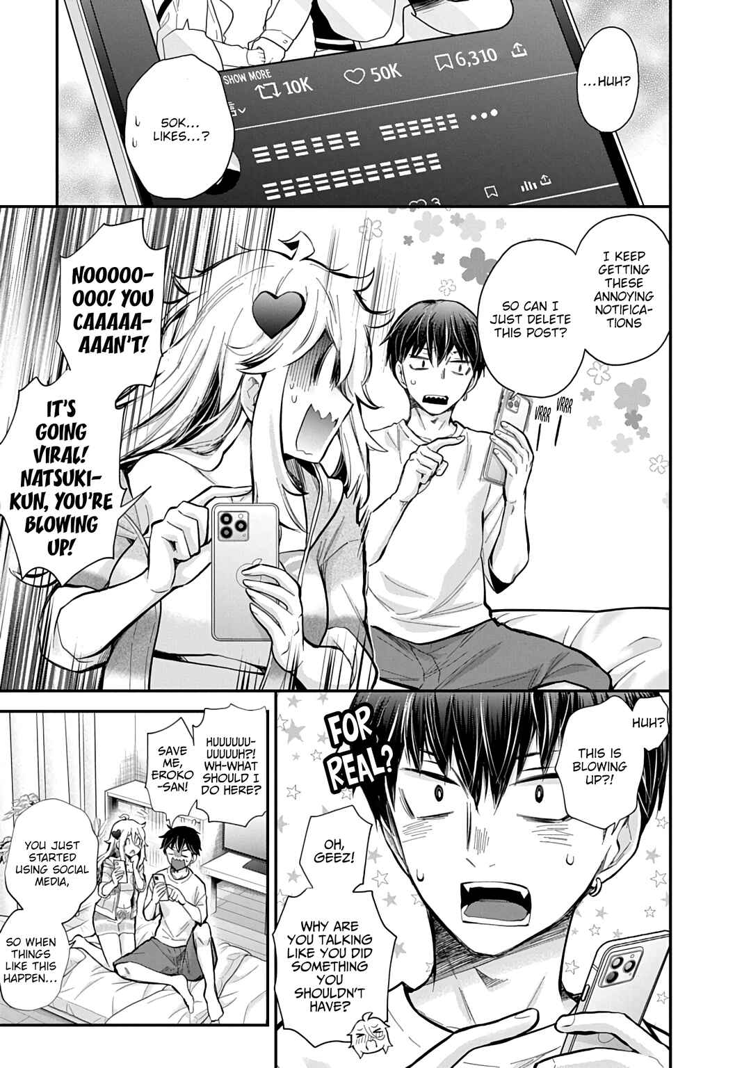 Page 6 Chapter 58 Shingeki no Eroko-san: Hen na Oneesan wa Danshi Kousei to Nakayoku Naritai