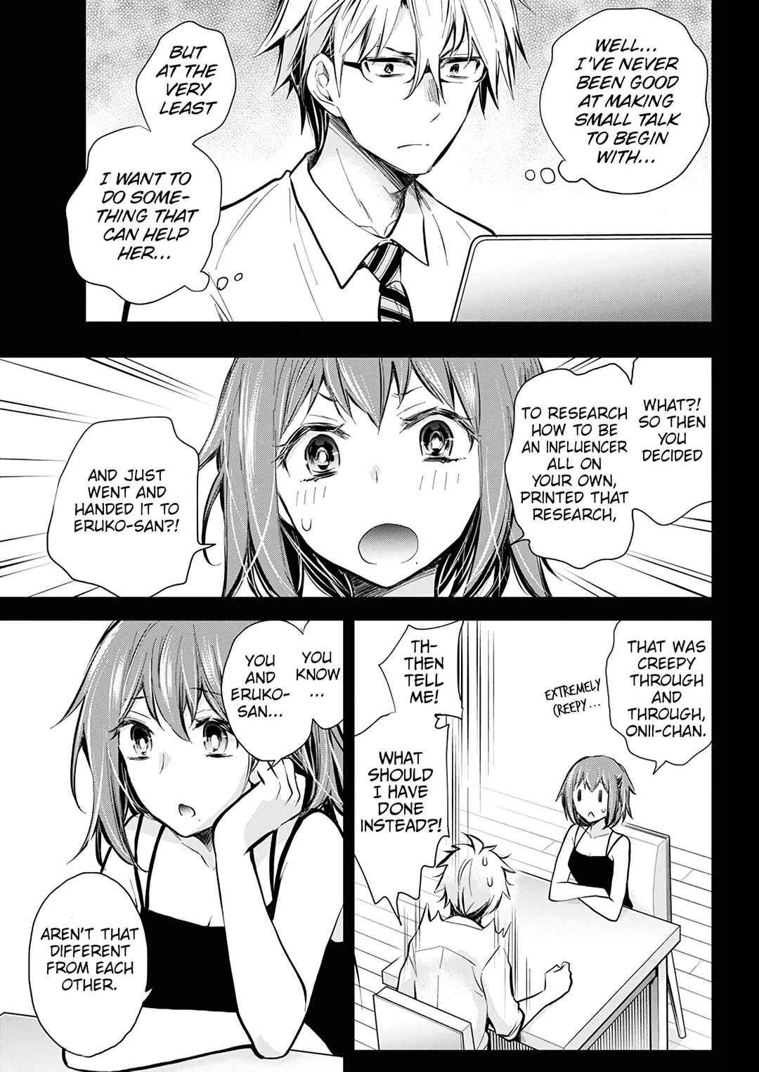 Page 4 Chapter 50 Shingeki no Eroko-san: Hen na Oneesan wa Danshi Kousei to Nakayoku Naritai