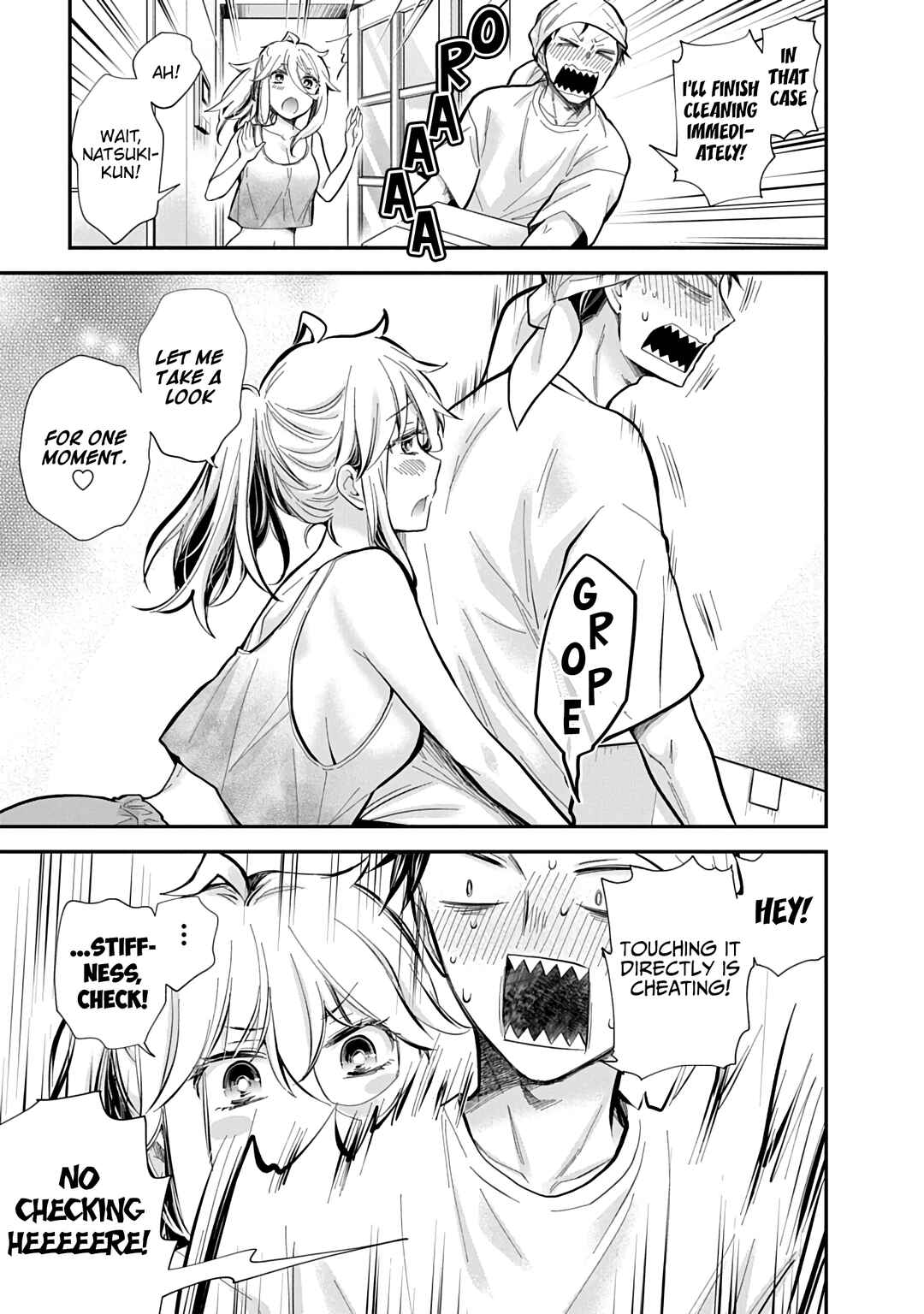 Page 12 Chapter 61 Shingeki no Eroko-san: Hen na Oneesan wa Danshi Kousei to Nakayoku Naritai