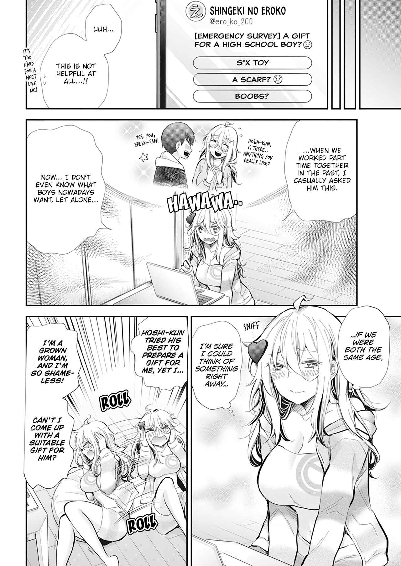 Page 7 Chapter 34 Shingeki no Eroko-san: Hen na Oneesan wa Danshi Kousei to Nakayoku Naritai