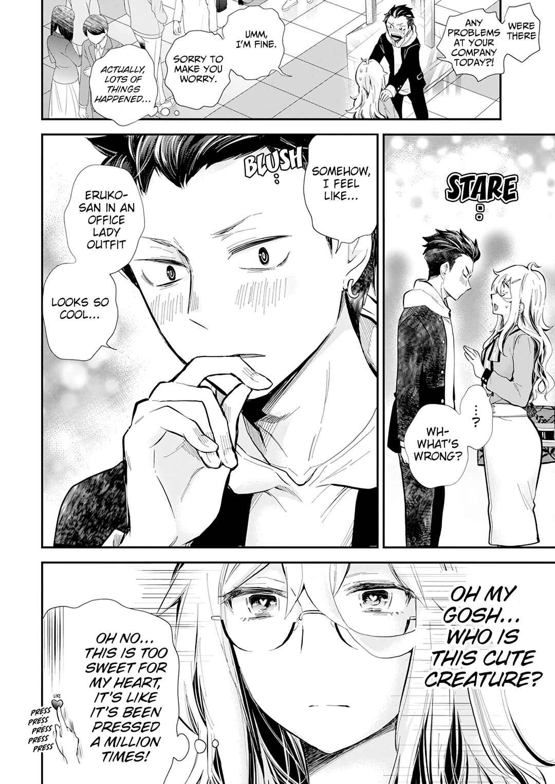 Page 13 Chapter 38 Shingeki no Eroko-san: Hen na Oneesan wa Danshi Kousei to Nakayoku Naritai