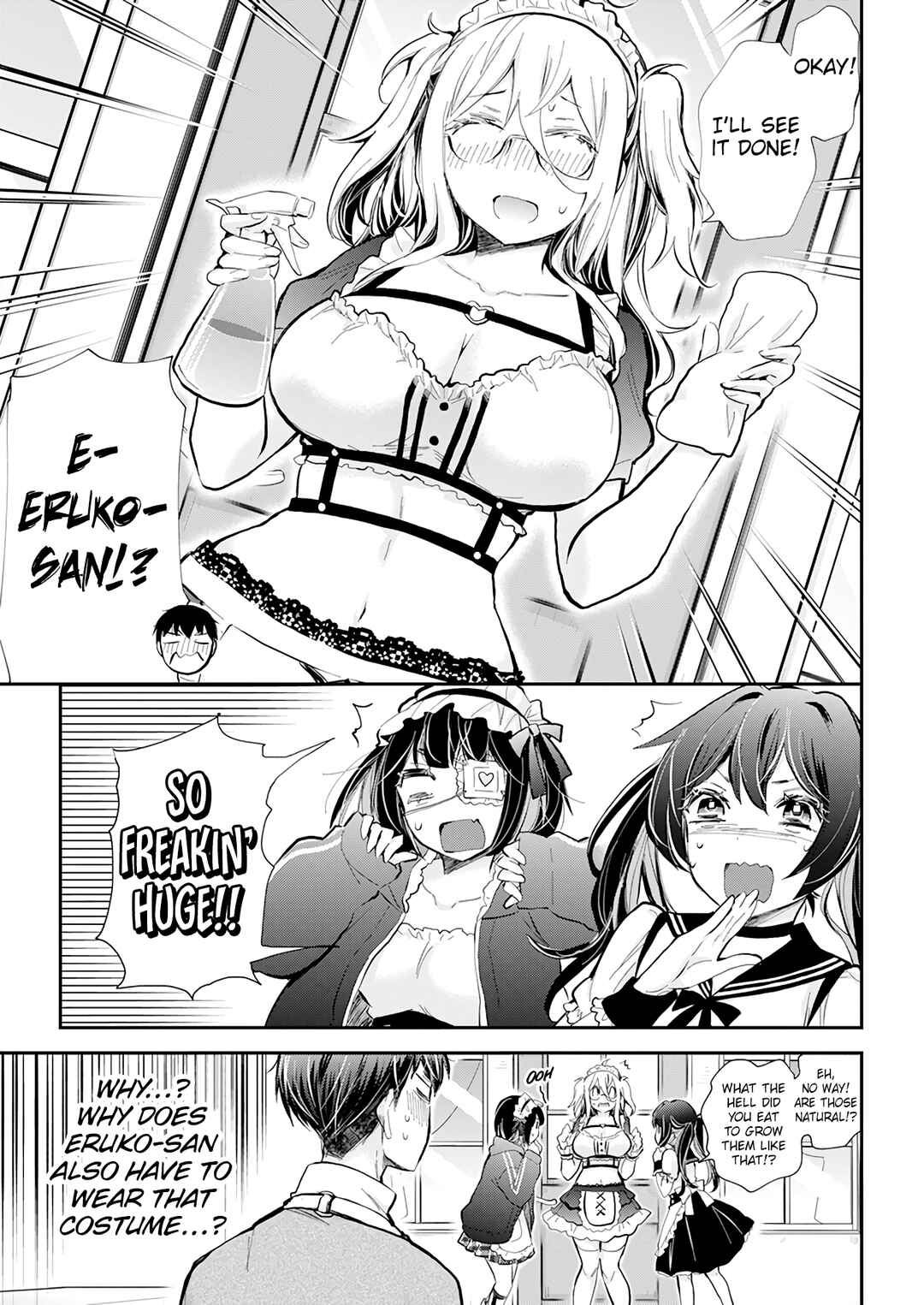 Page 12 Chapter 41 Shingeki no Eroko-san: Hen na Oneesan wa Danshi Kousei to Nakayoku Naritai