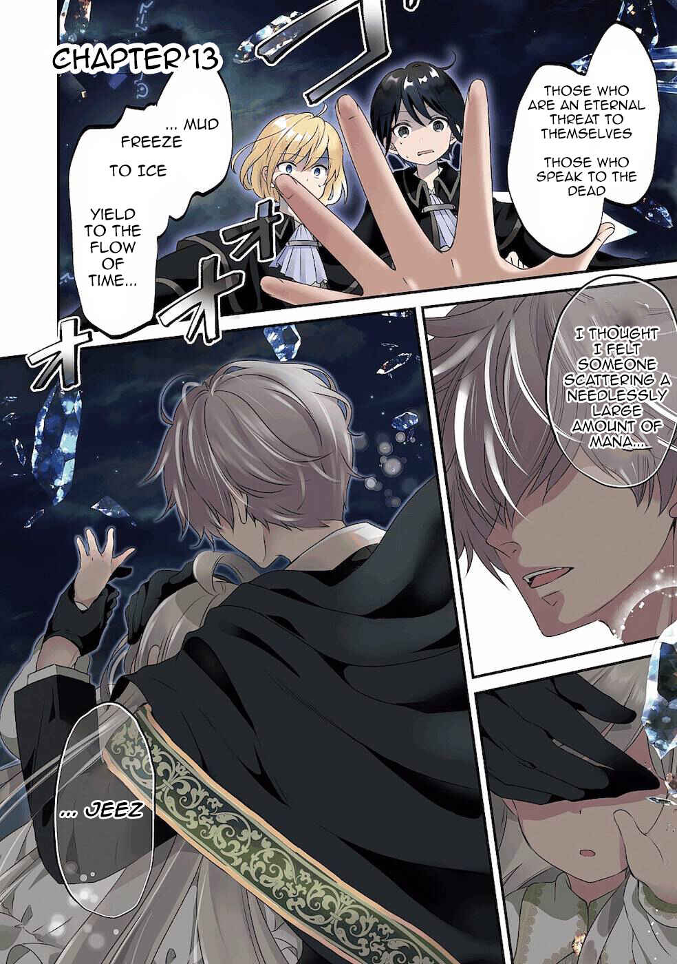 Page 1 Chapter 13 Tensei shitara Otome Game no Sekai? Ie, Majutsu wo Kiwameru no ni Isogashii no de sou iu no wa Kekkou desu