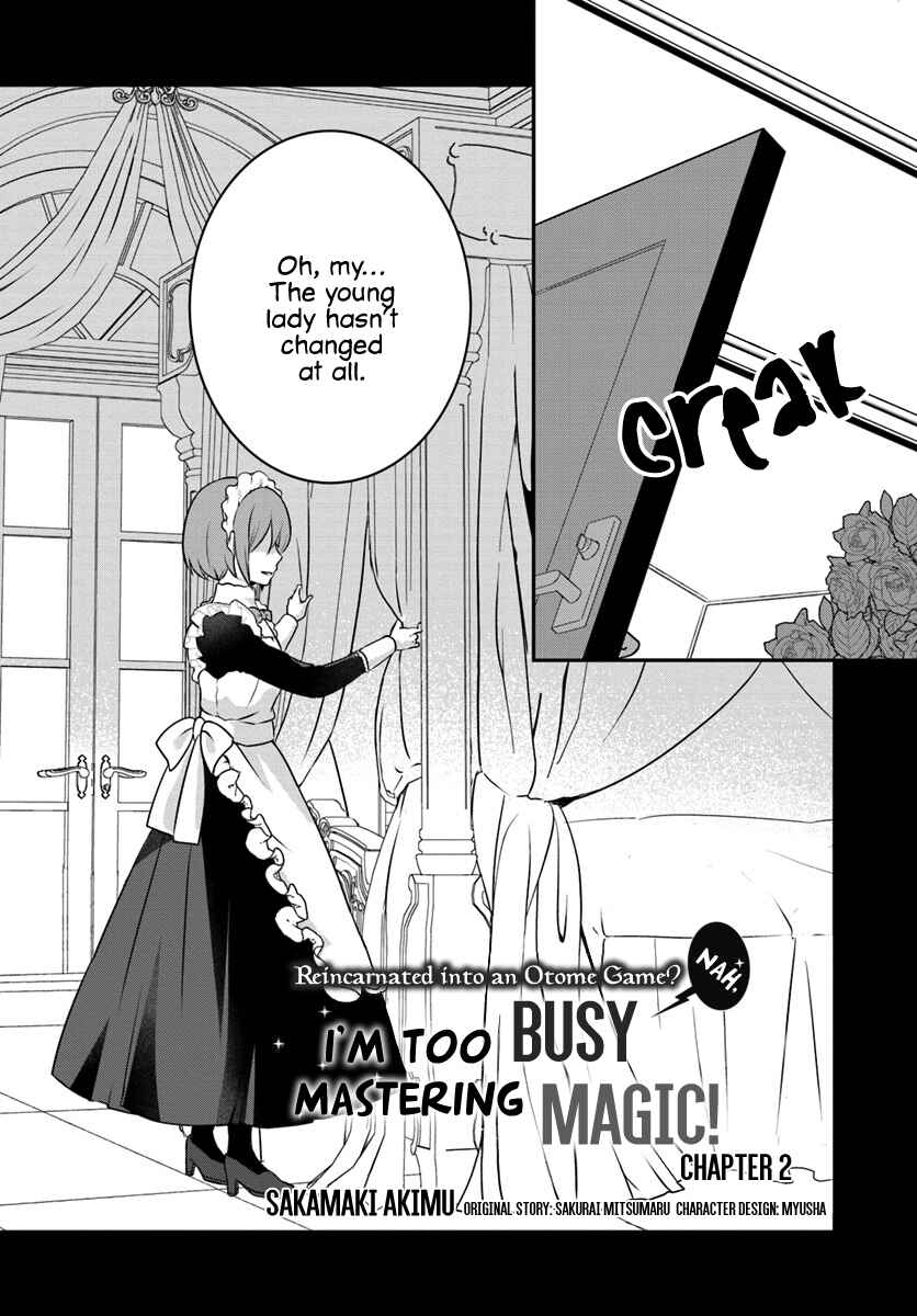 Page 4 Chapter 2.1 Tensei shitara Otome Game no Sekai? Ie, Majutsu wo Kiwameru no ni Isogashii no de sou iu no wa Kekkou desu