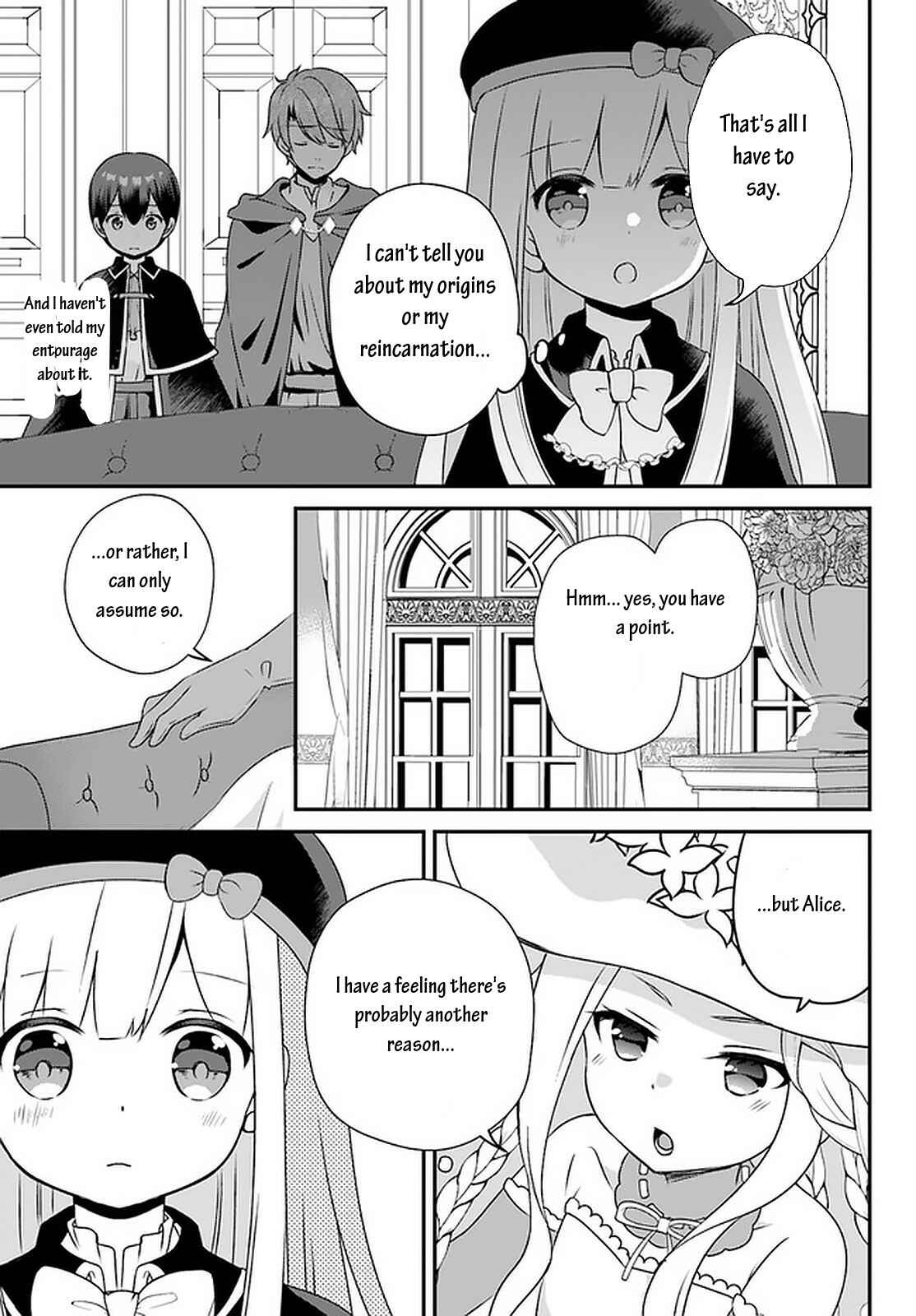 Page 3 Chapter 9.2 Tensei shitara Otome Game no Sekai? Ie, Majutsu wo Kiwameru no ni Isogashii no de sou iu no wa Kekkou desu